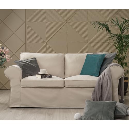 Loveseat Cover-pearl Beige