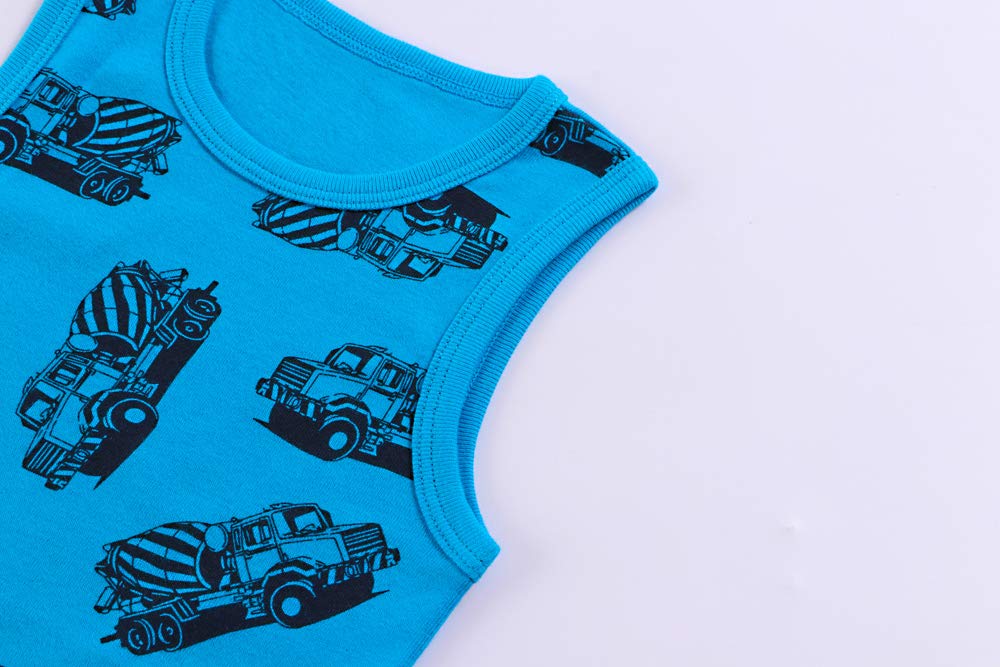 3-Pack Boys' Sleeveless Tank Tops for Toddlers - Soft Cotton Summer Shirts for Playtime & Outdoor Activities