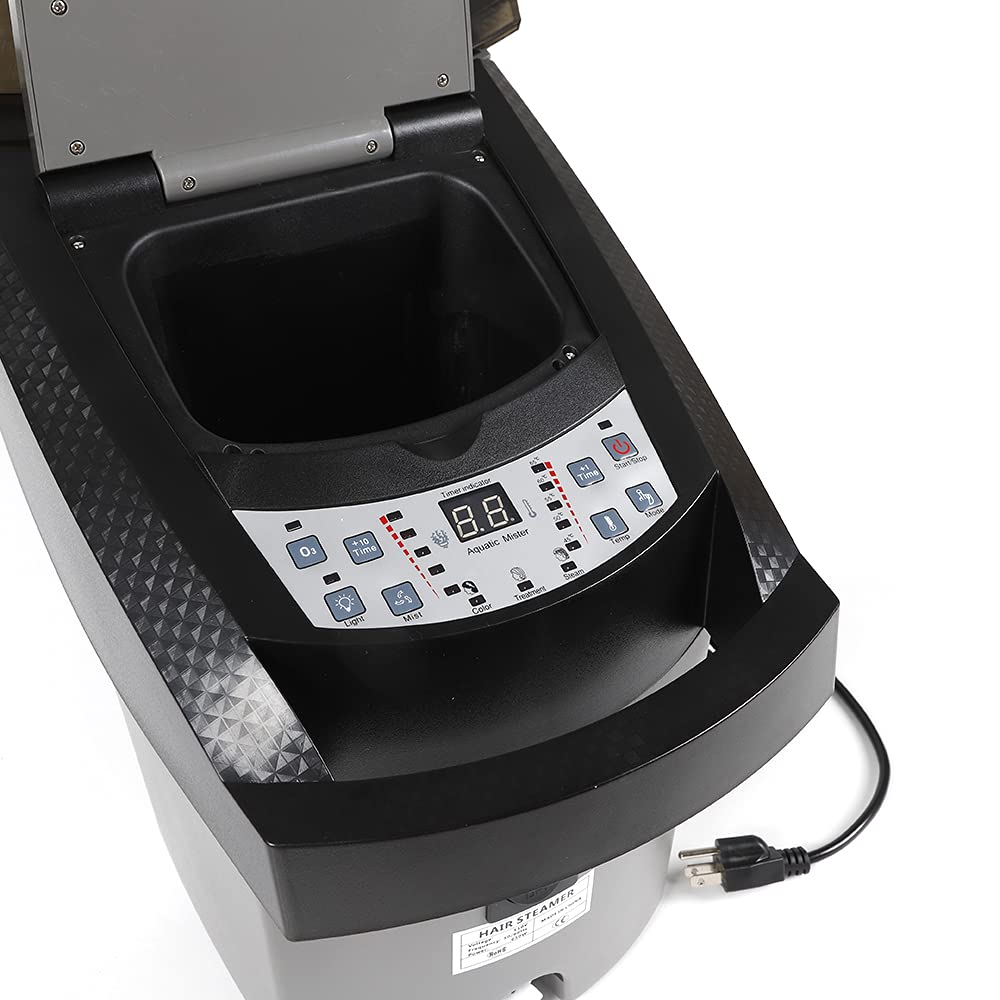 700W Professional Hair Steamer Machine with LCD Panel - 3 Mode Salon Hair Treatment Equipment for Deep Conditioning & Hair Oil Therapy | Perfect for Home & Salon Use, Hair Spa & Scalp Care Treatments