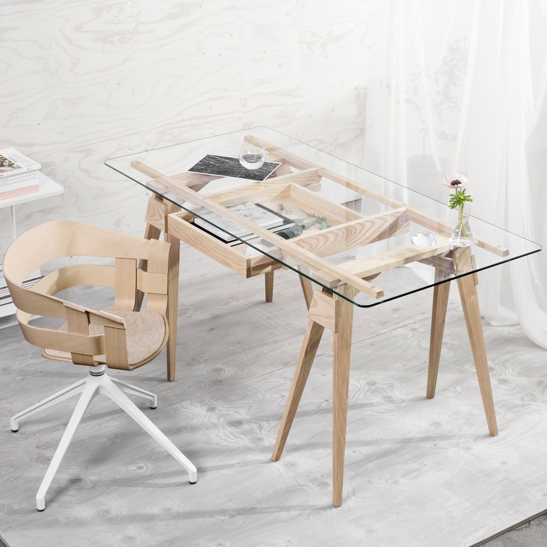 Mack Arco Desk - Modern Office Desk & Conference Table by Design House Stockholm - Perfect for Home Office & Corporate Workspaces