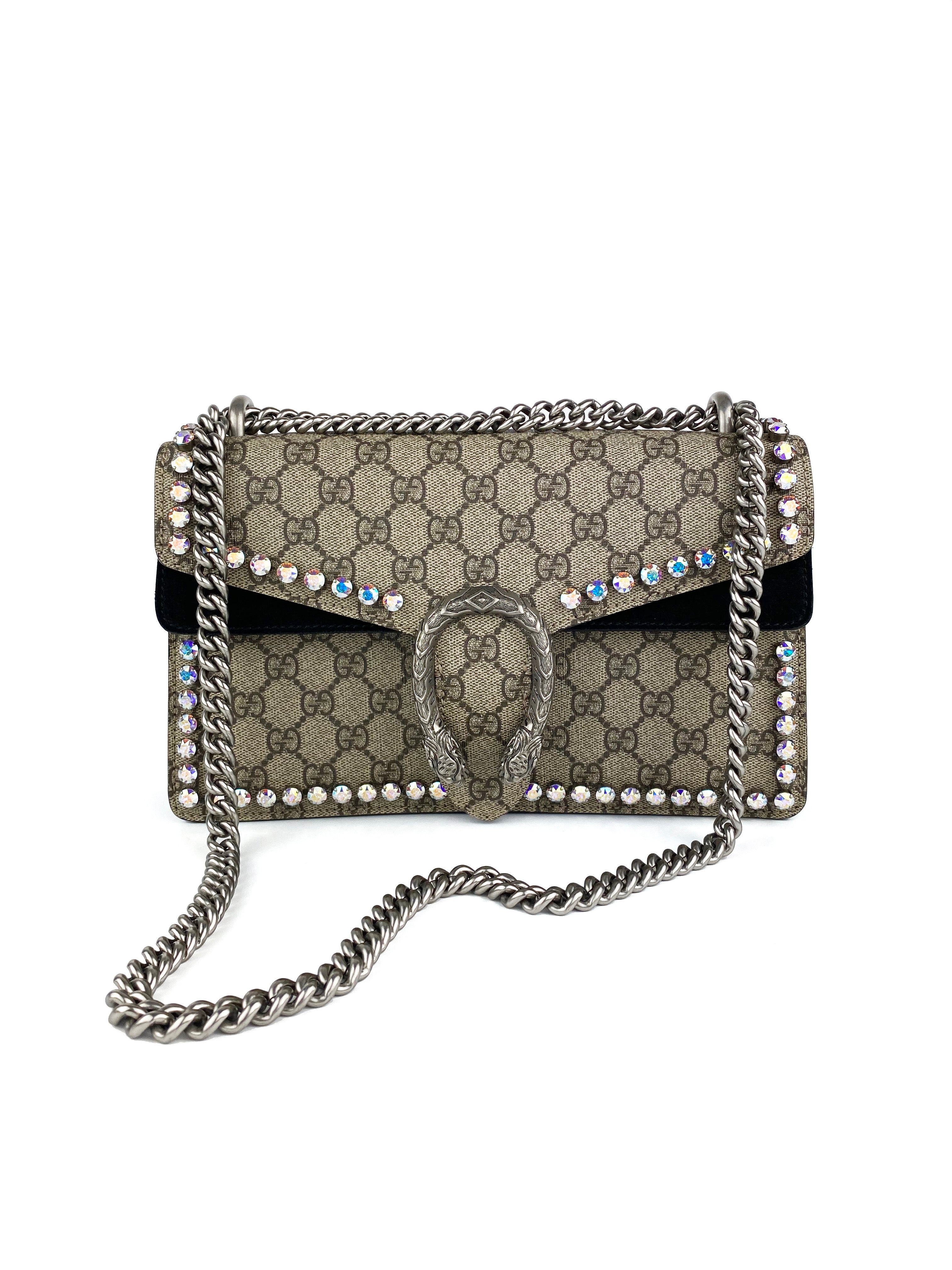 Gucci Dionysus Crystal Embellished Shoulder Bag - Luxury Designer Handbag for Women | Perfect for Parties, Weddings & Evening Events