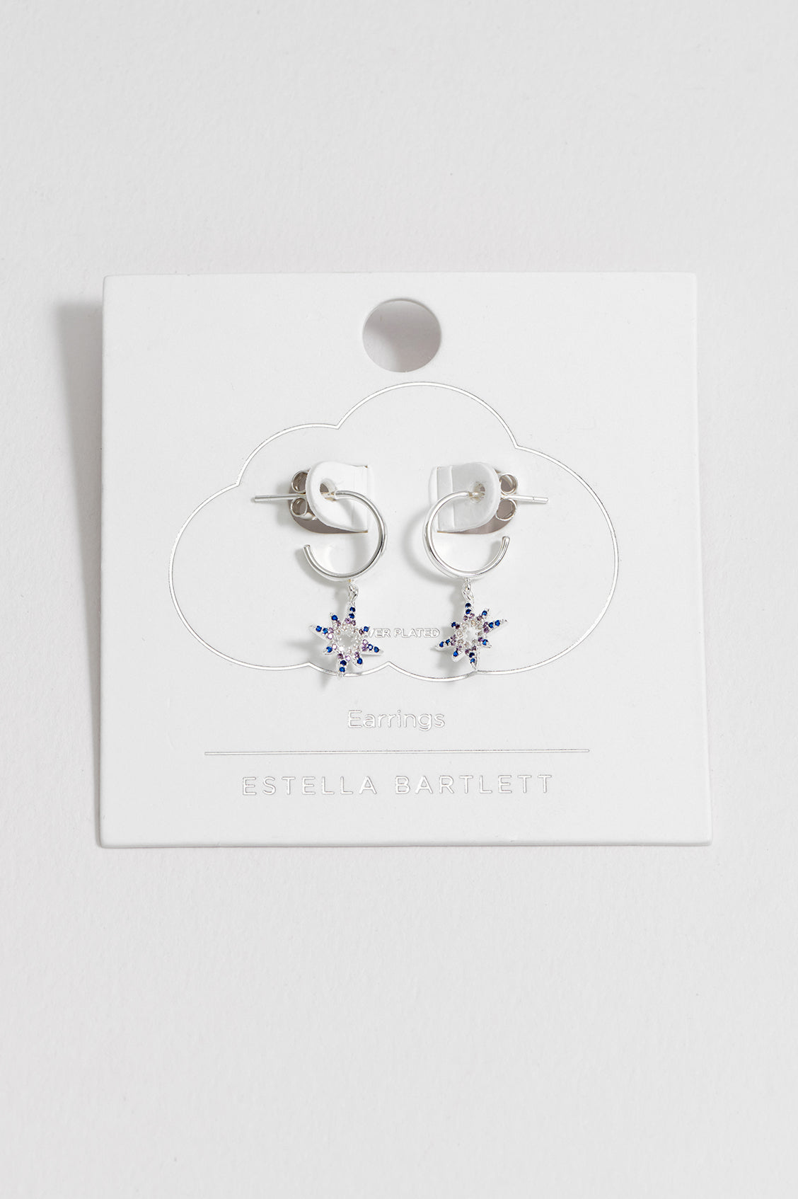 North Star Hoop Earrings for Women - Sterling Silver Celestial Jewelry - Perfect for Everyday Wear, Date Nights & Boho Fashion