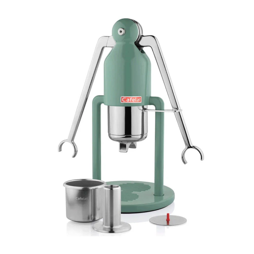 Cafelat Regular Robot Manual Espresso Maker - Premium Stainless Steel Coffee Machine for Home Baristas | Perfect for Espresso Lovers & Small Kitchens