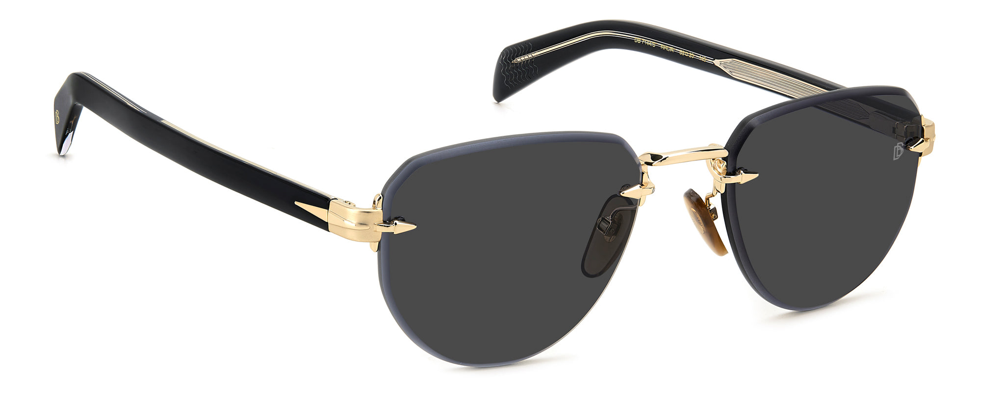 David Beckham DB7144/S Sunglasses - Polarized UV Protection Aviator Style for Men & Women - Perfect for Driving, Outdoor Sports & Fashion Accessories