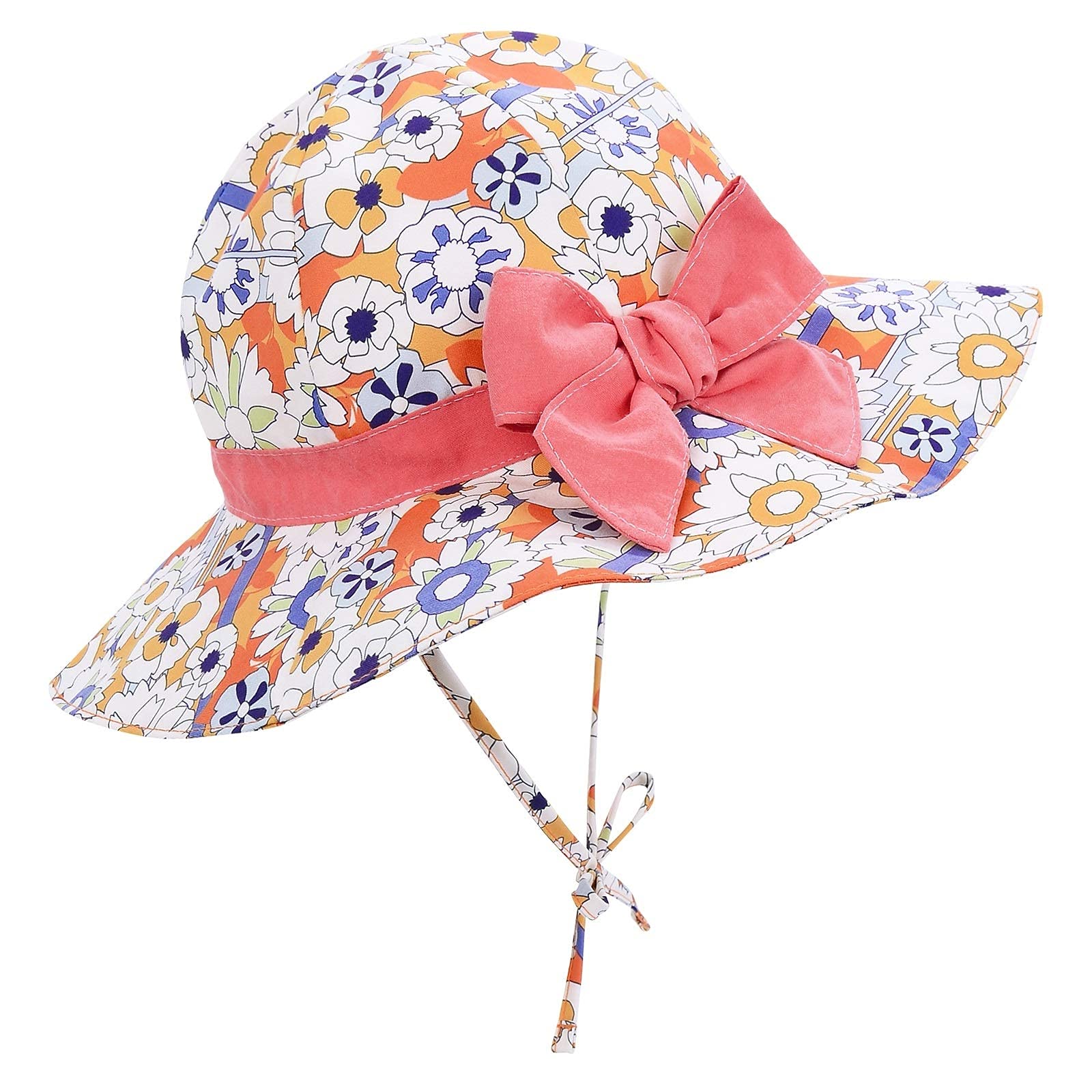 UPF 50+ Baby Sun Hat for Toddlers & Kids - Wide Brim Bucket Cap for Girls & Boys - Summer Beach, Outdoor Play & Pool Protection