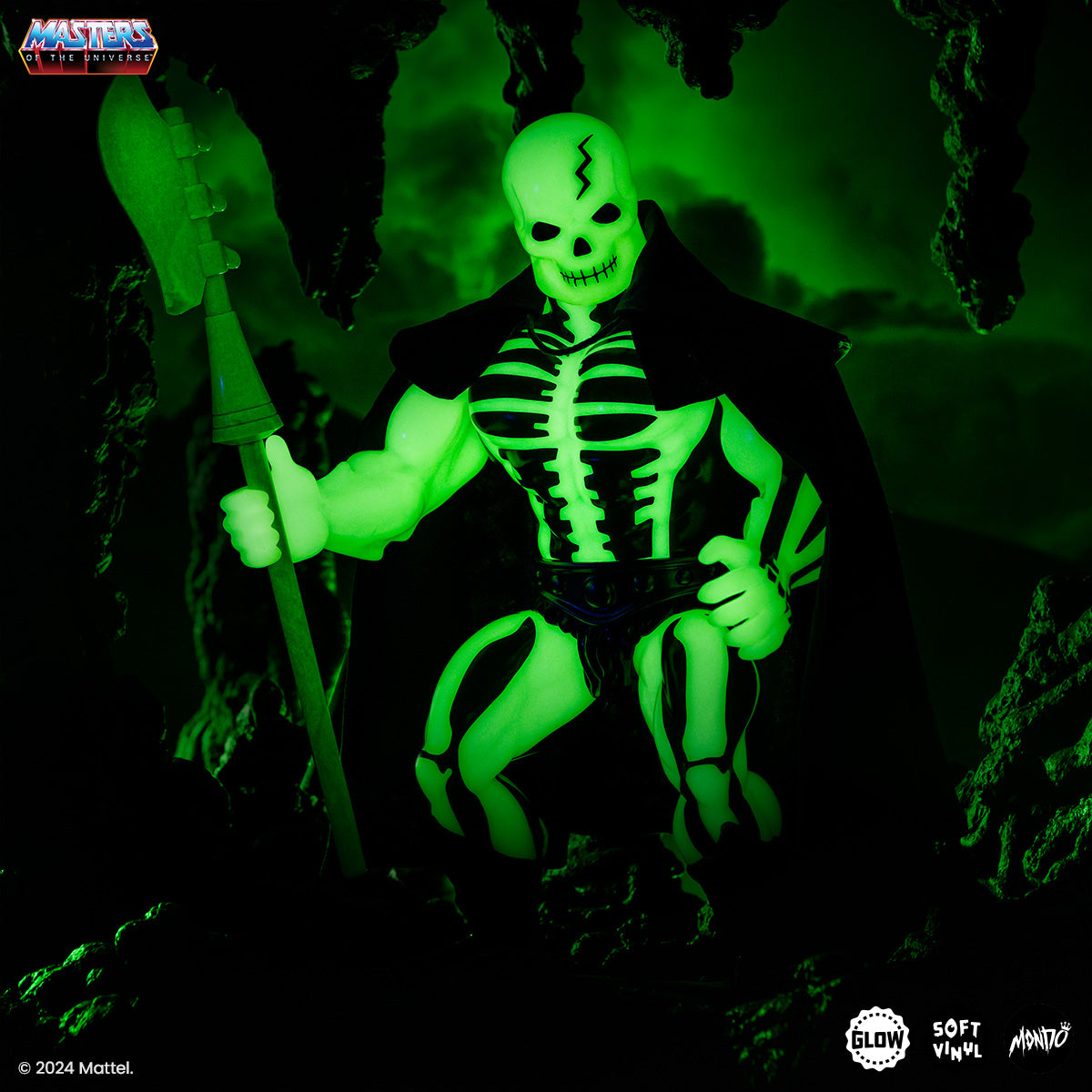 Masters of the Universe Scareglow Soft Vinyl Figure - Classic Variant Collectible Toy for Fans | Perfect for Display, Gifts, and He-Man Collections