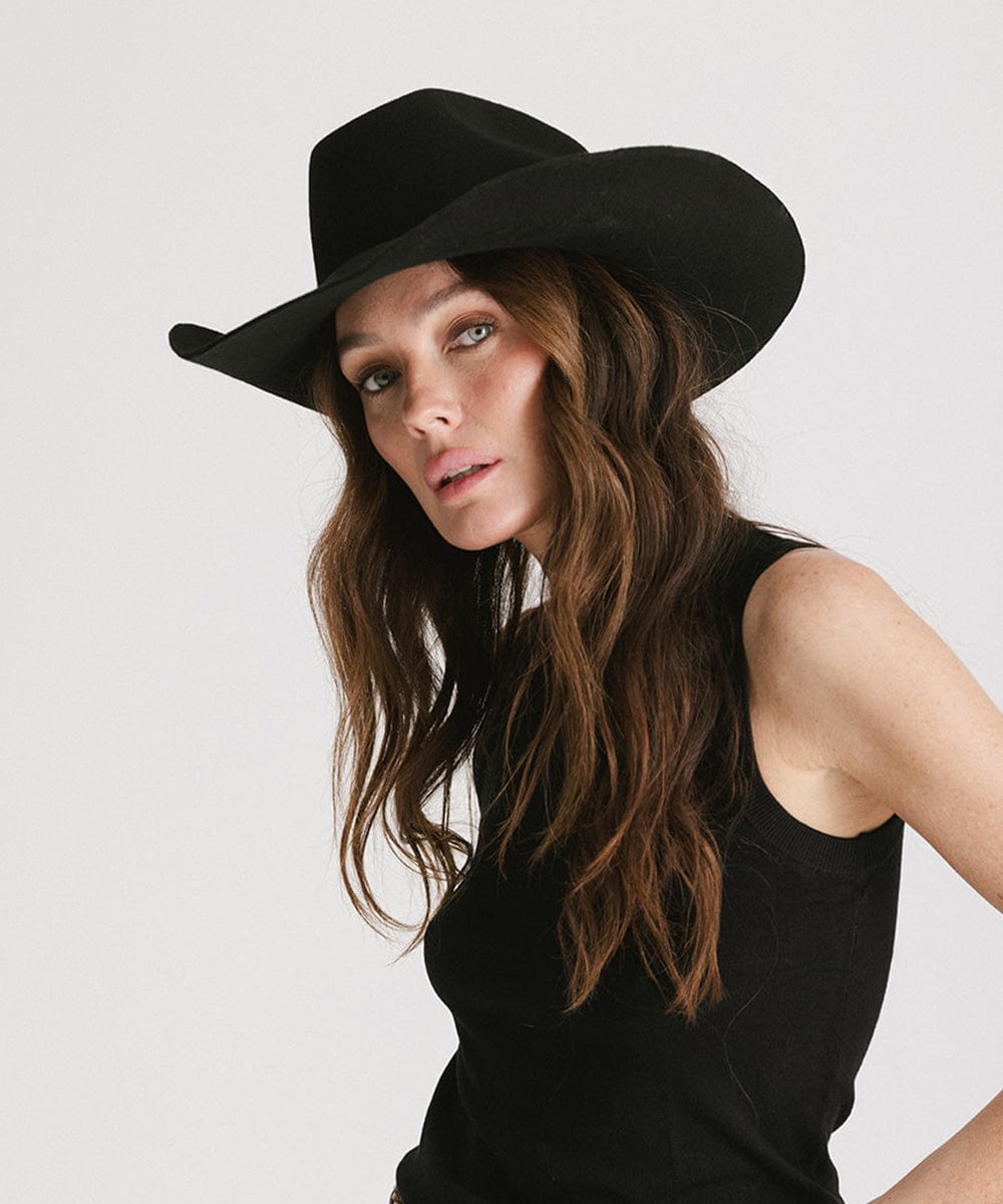 Shane Genuine Leather Cowboy Hat for Men & Women - Western Rodeo Style Sun Protection - Perfect for Country Music Festivals, Rodeos & Outdoor Adventures