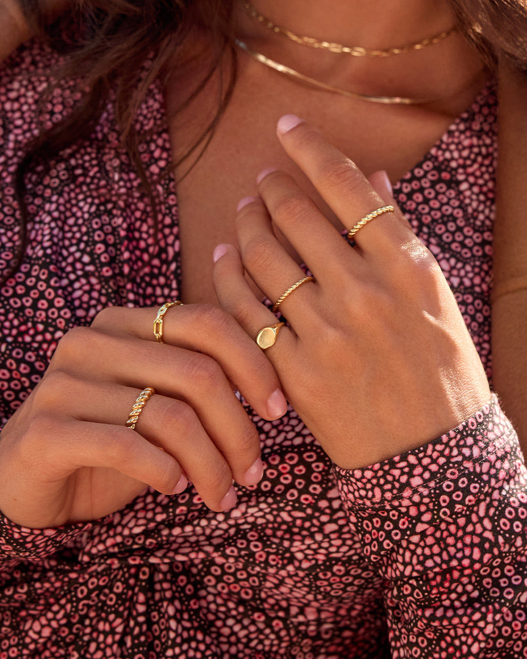 Sterling Silver Crew Ring Set for Men & Women - Minimalist Stackable Rings for Everyday Wear - Perfect for Couples, Gifts & Fashion Jewelry
