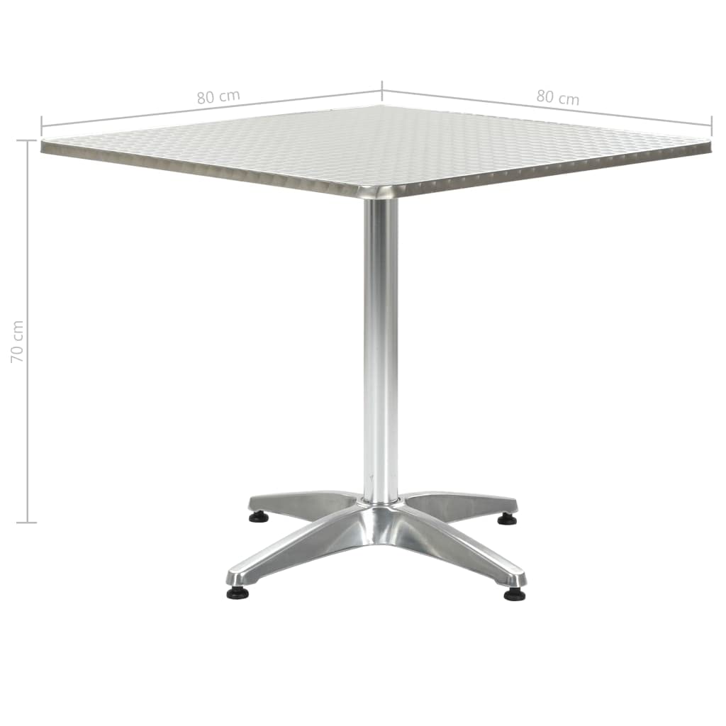 Round Aluminum Outdoor Patio Table 31.5