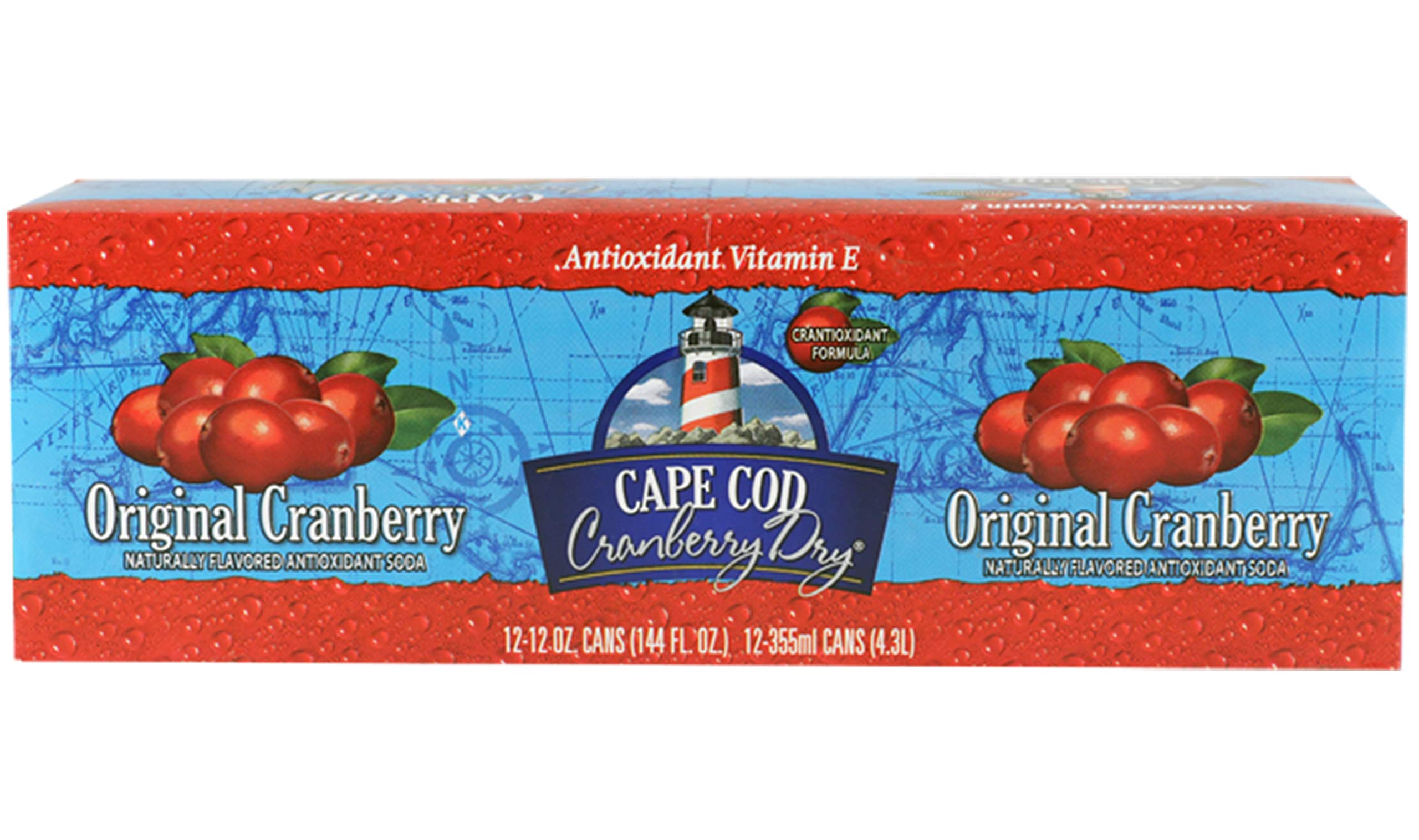 Polar Beverages Cape Cod Cranberry Juice Drink - 12 Fl Oz Cans (Pack of 12) | Refreshing Cranberry Flavor for Parties, Picnics & Healthy Hydration