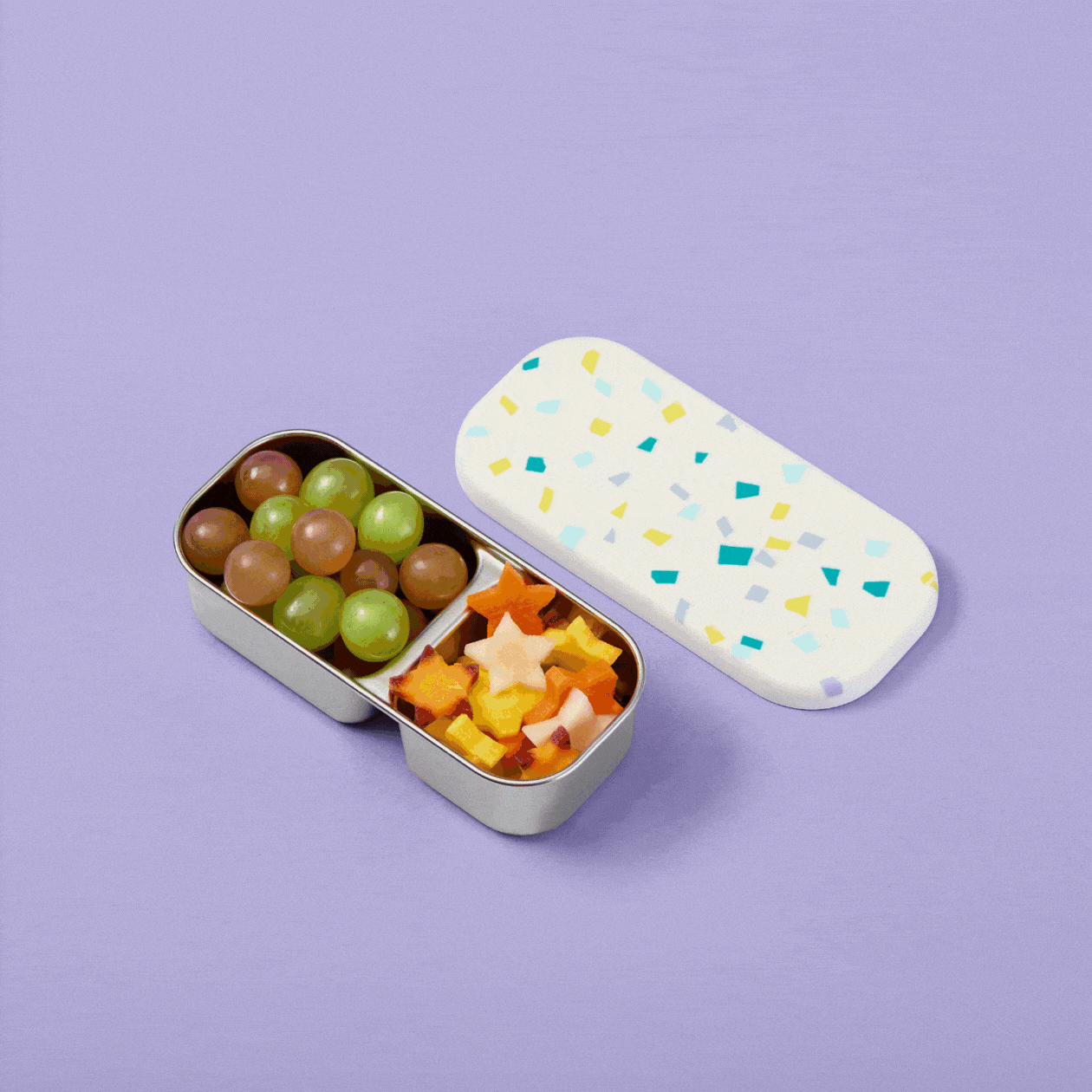 Portable Day Tripper Snack Container - Leak-Proof Food Storage for Hiking, Travel & School Lunch - BPA-Free Plastic Snack Box
