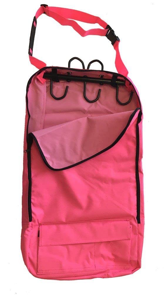 AJ Tack Deluxe Bridle Bag with Hooks - Waterproof Horse Bridle Storage Organizer for Equestrian Gear - Perfect for Horse Riding, Stable Organization & Travel Accessories
