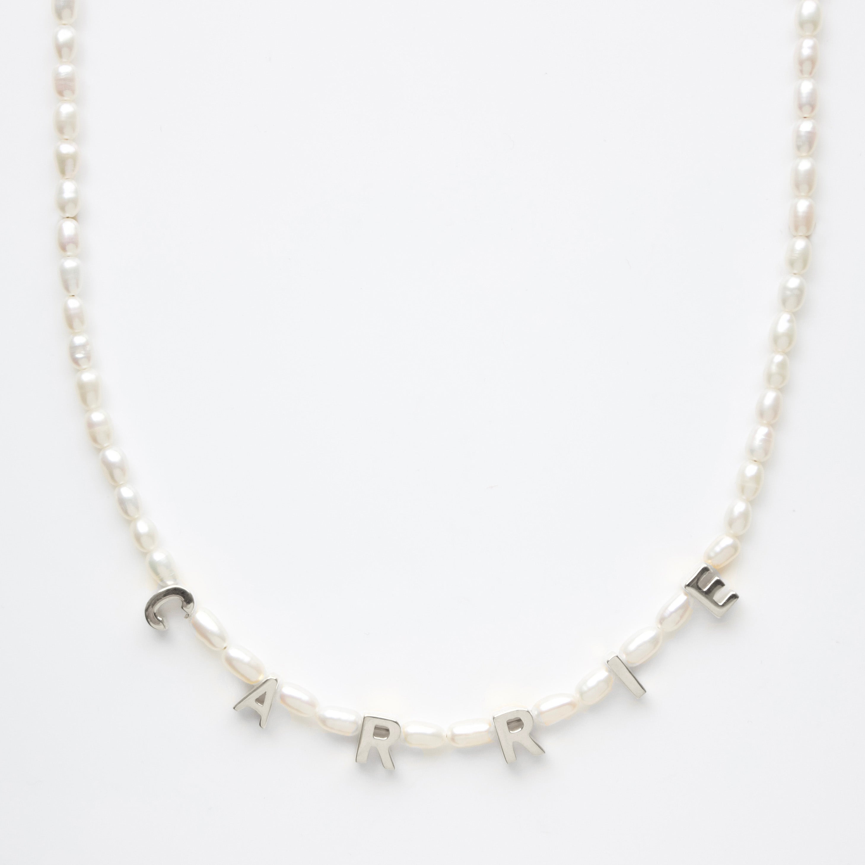Custom Personalized Pearl Necklace for Women - Elegant Handmade Jewelry Gift for Anniversary, Wedding & Special Occasions