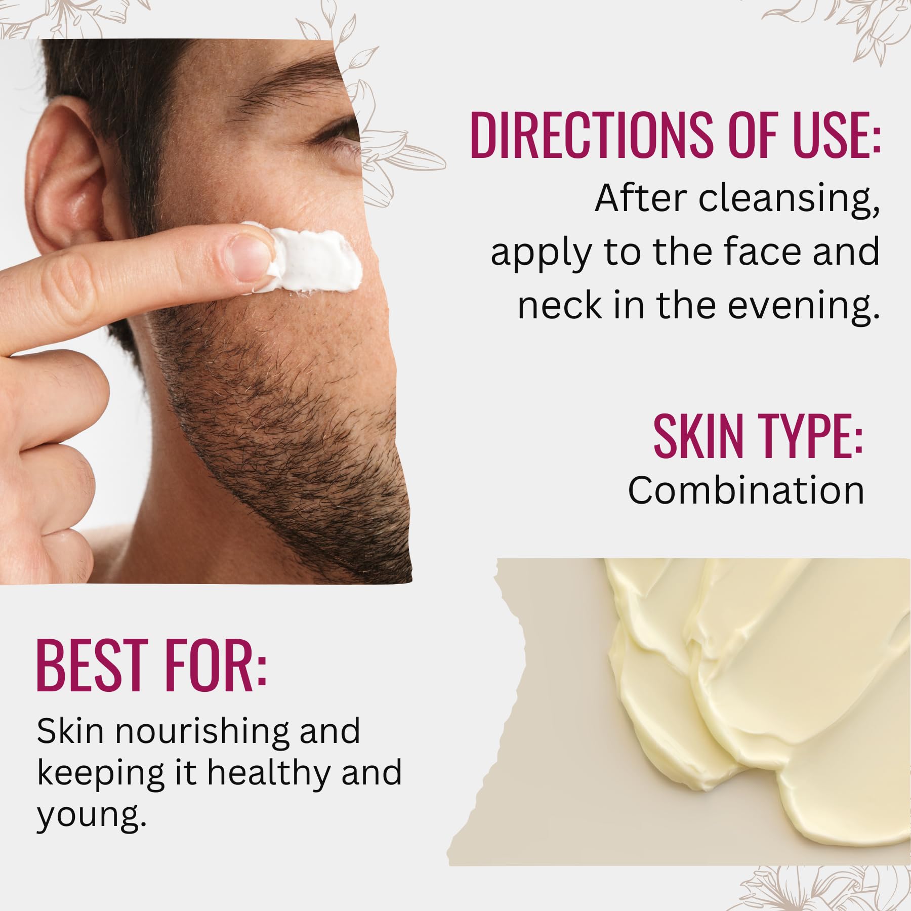 Retinol Boost Night Cream for Face & Neck - Anti-Aging Moisturizer with Sweet Almond Oil, CoQ10, Vitamin A & Natural Plant Extracts | Plant-Based Formula for Youthful Skin | Perfect for Nighttime Skincare Routine & Wrinkle Reduction