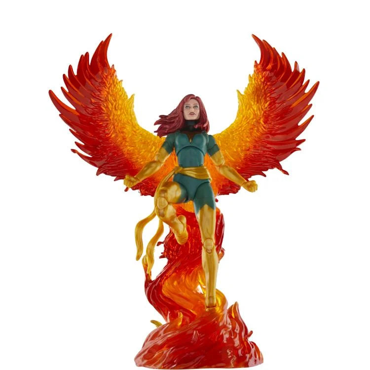 Jean Grey with Phoenix Force X-Men Marvel Legends Series Deluxe 6-Inch Action Figure - Collectible Toy for Marvel Fans, Superhero Display & Comic Book Scenes