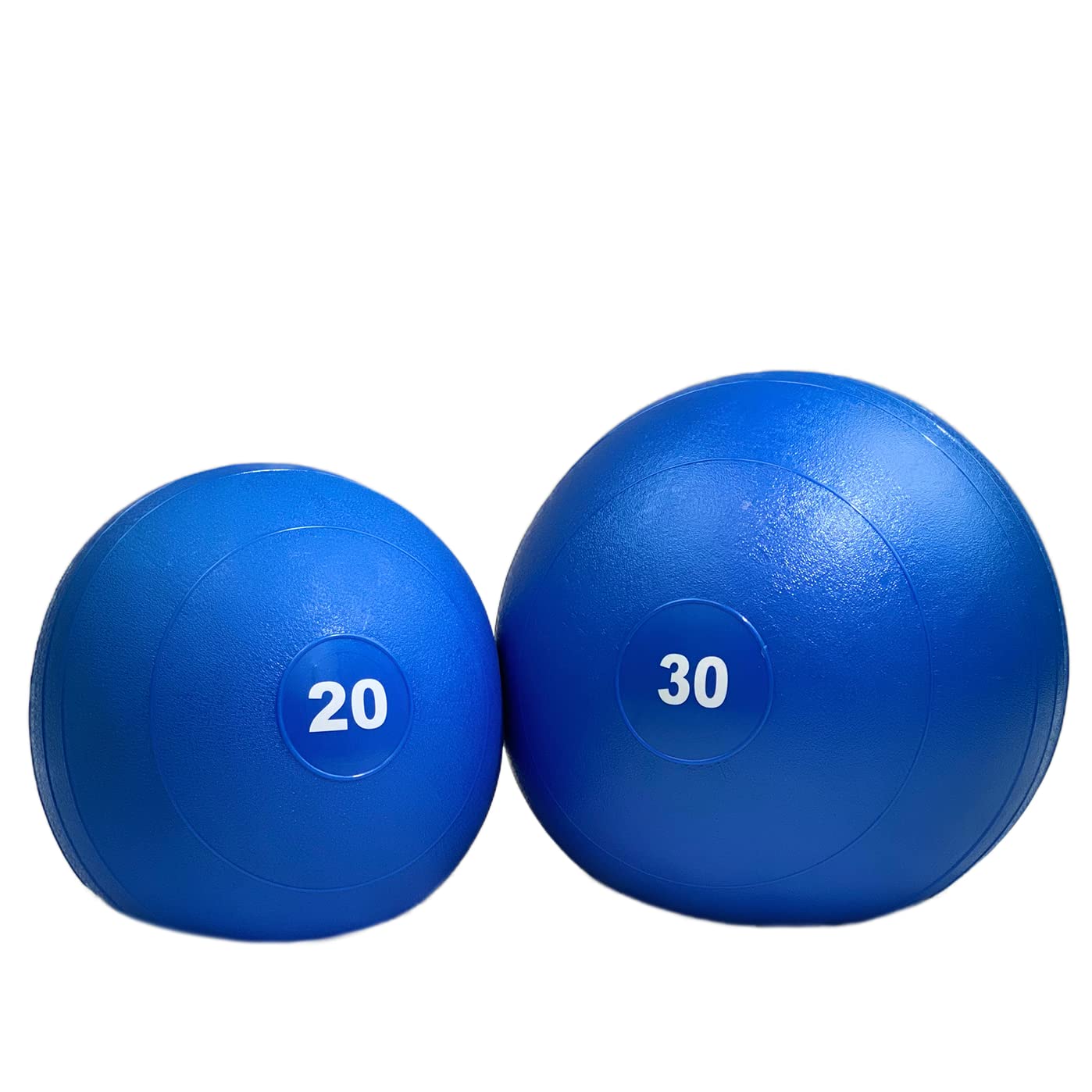**5-100lbs Slam Balls - Heavy Duty Medicine Ball for CrossFit, Strength Training & Home Gym Workouts (Blue) - Perfect for HIIT, Functional Fitness & Powerlifting**