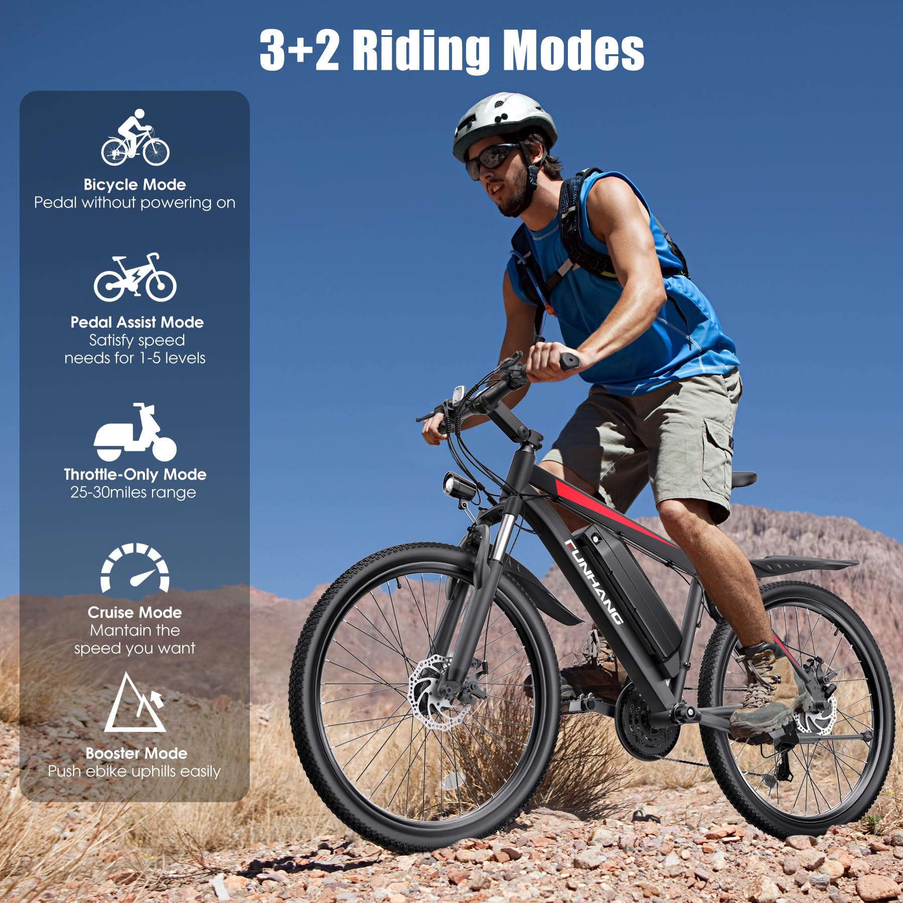 1000W Electric Bike for Adults - 26