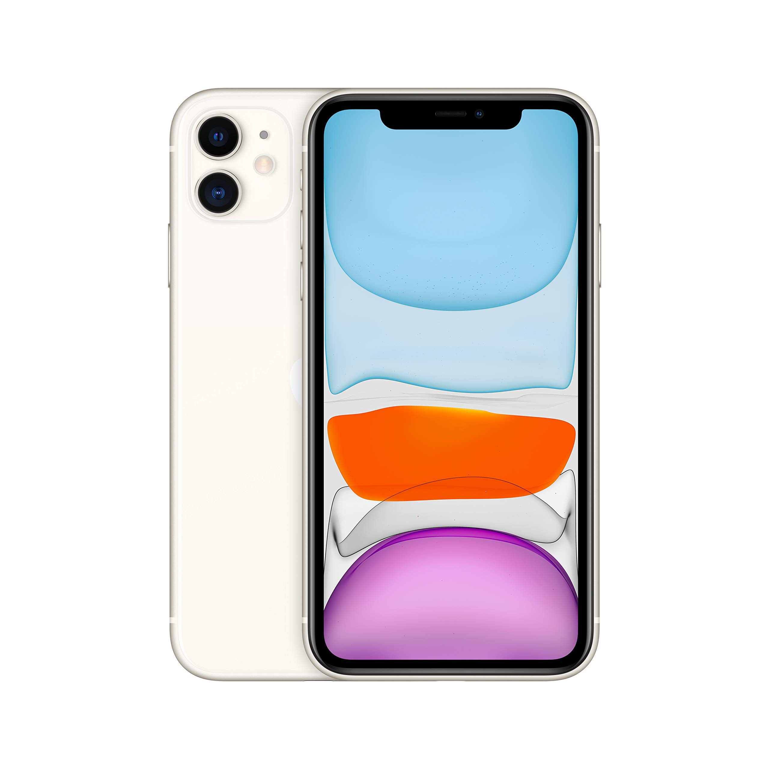Refurbished Apple iPhone 11 128GB Unlocked Smartphone - White | Fast Performance, Great Camera | Perfect for Travel, Work & Everyday Use