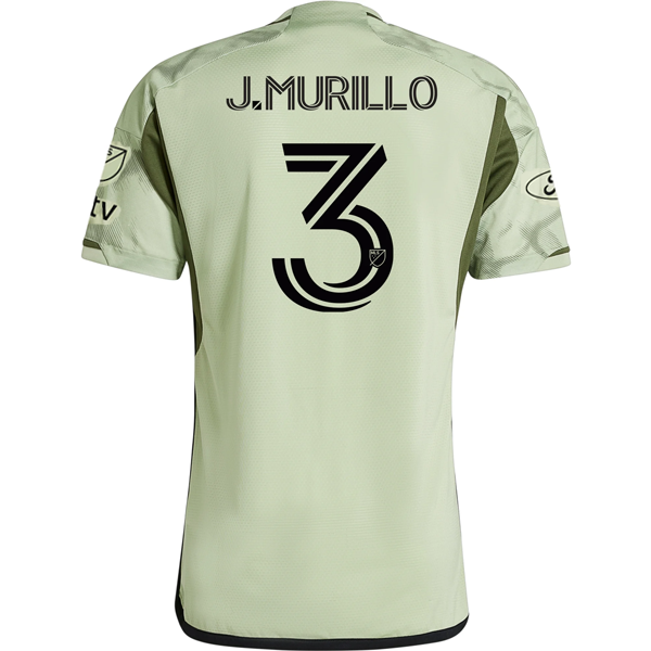 Adidas LAFC Jesus Murillo Away Jersey 2024/2025 - Magic Lime with MLS & Apple TV Patches | Authentic Soccer Jersey for Fans & Players | Perfect for Matchdays, Training & Collecting