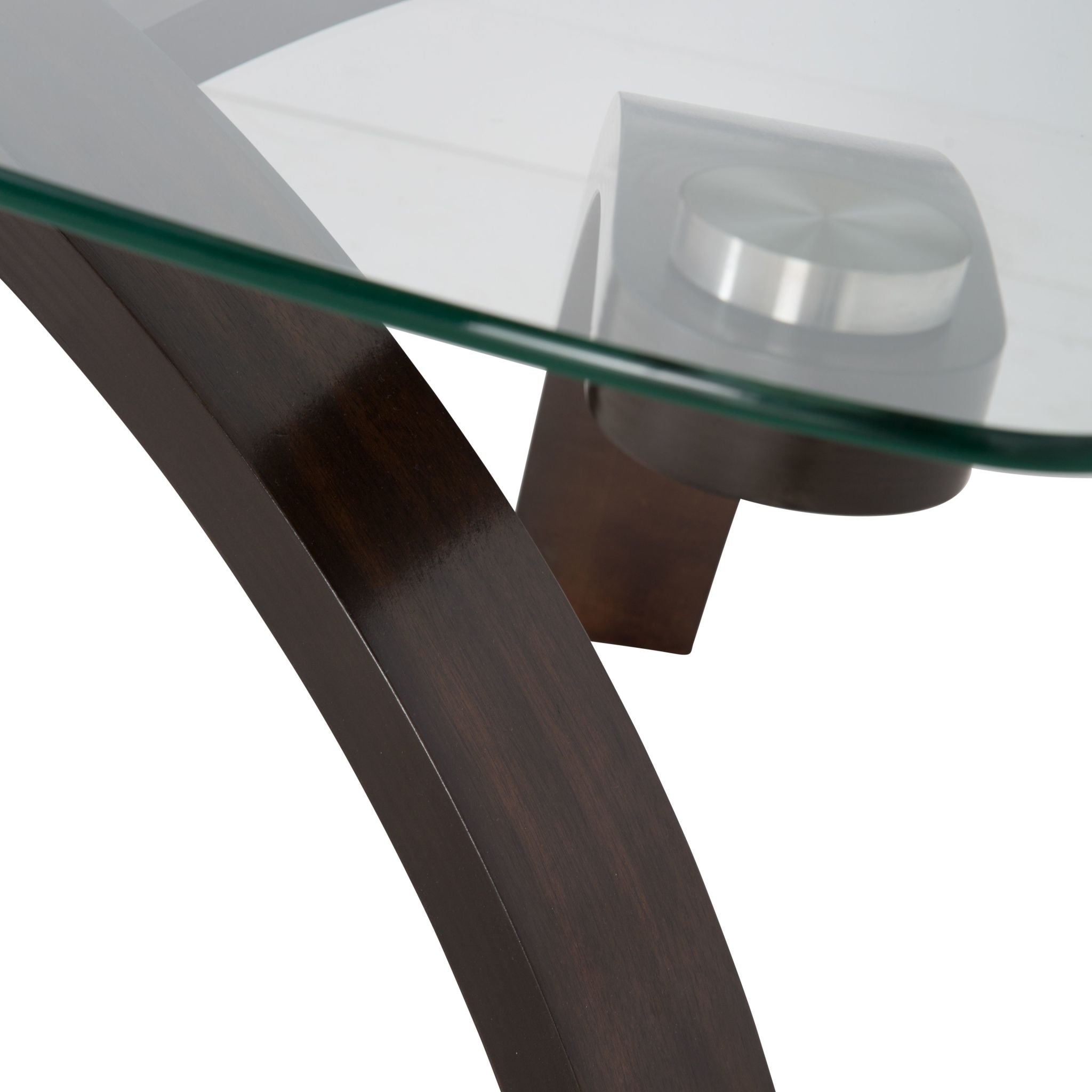 Allure Modern Coffee Table in Hazelnut Finish - Stylish Living Room Centerpiece for Home Decor