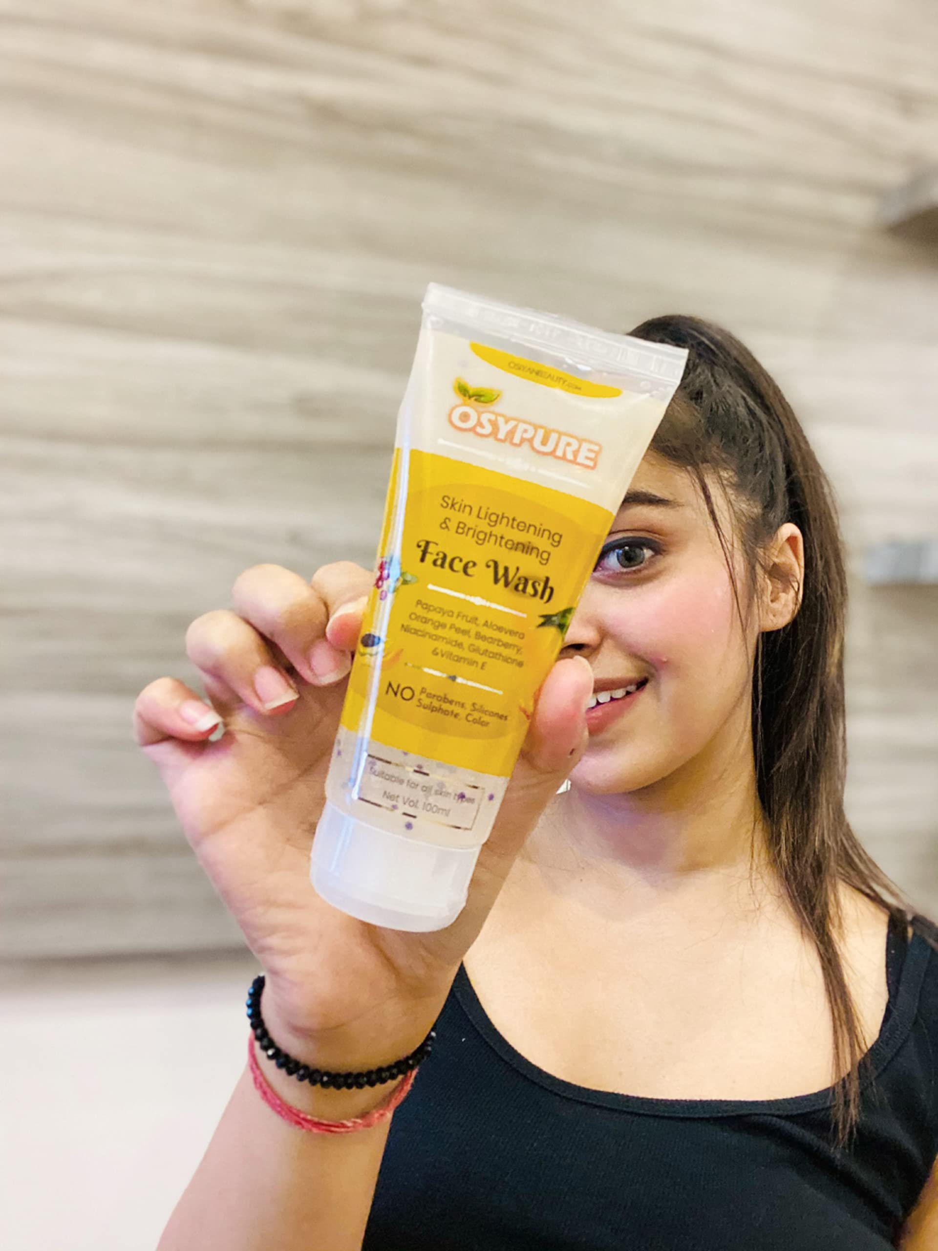 Osypure Skin Lightening & Brightening Face Wash for Glowing Complexion - Gentle Cleanser for Dark Spots, Hyperpigmentation & Uneven Skin Tone - Perfect for Daily Skincare Routine & Radiant Skin