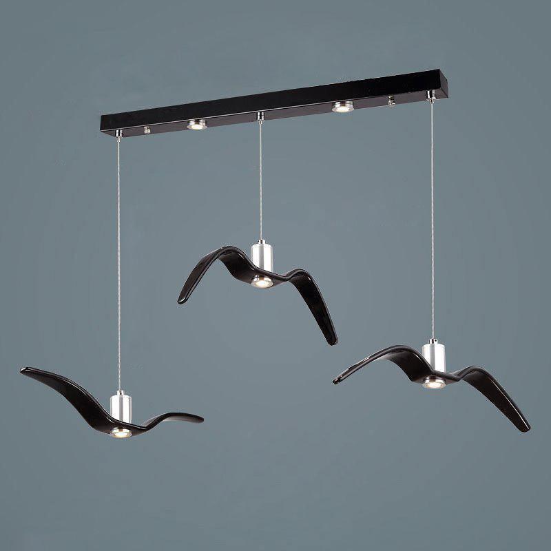 Aviara Modern LED Pendant Light Fixture - Dimmable Hanging Chandelier for Kitchen Island, Dining Room & Bedroom Lighting
