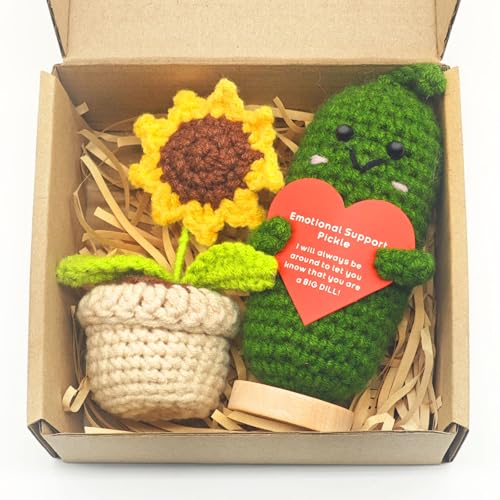 Cute Pickle & Sunflower