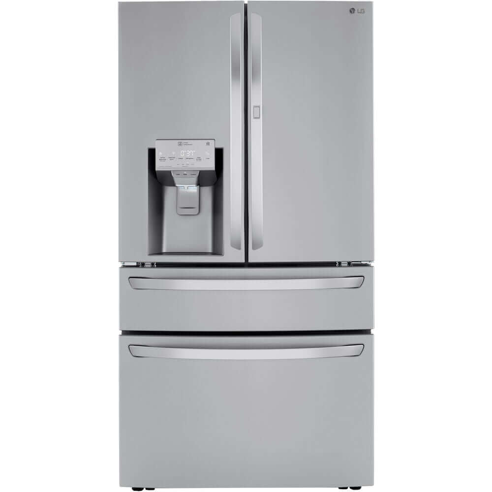 LG LRMDS3006S 30 Cu. Ft. Stainless Steel 36-Inch French Door Refrigerator with 4 Doors - Perfect for Modern Kitchens & Large Family Homes