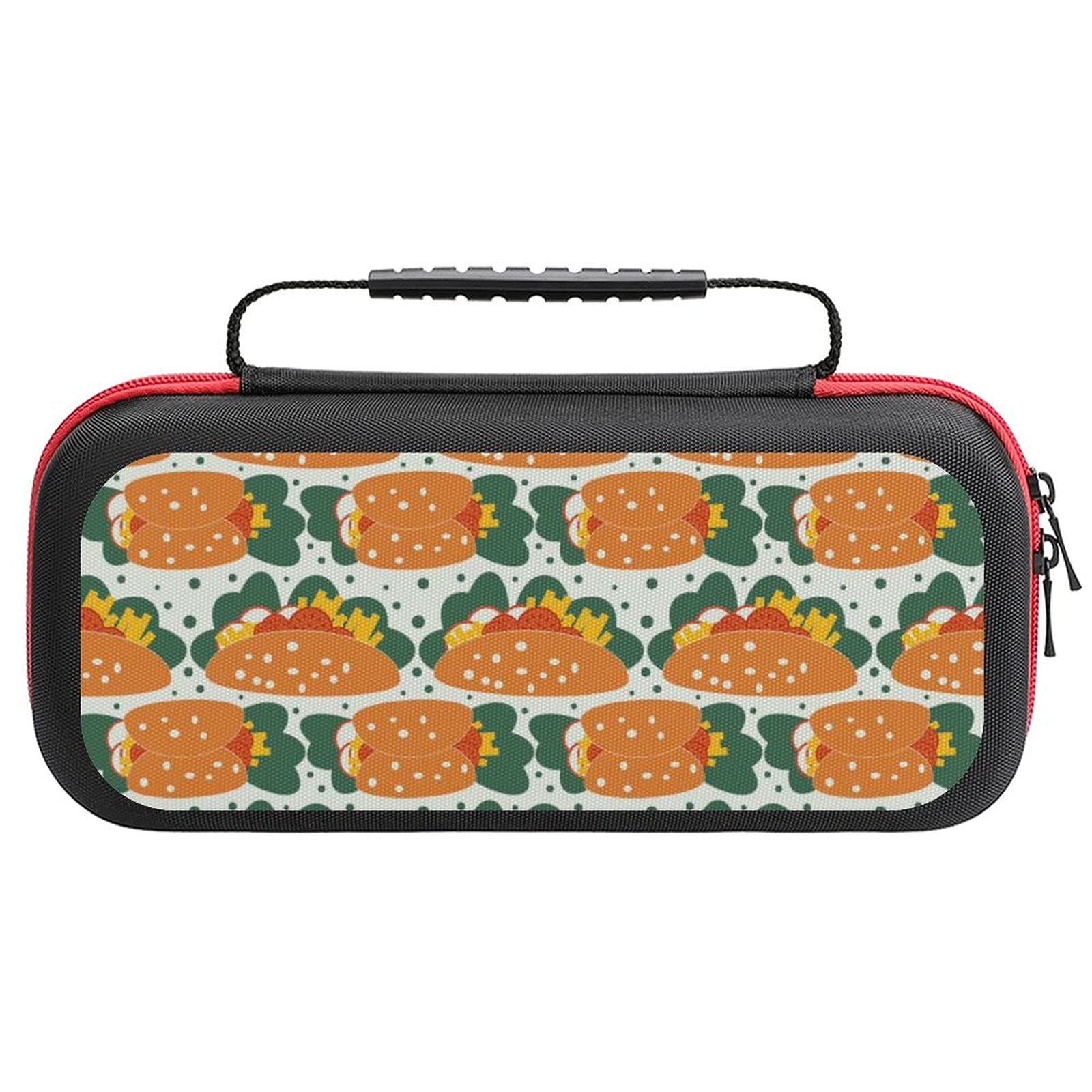 Nintendo Switch Lite Sausage Rolls Printed Carrying Case - Portable Travel Storage Bag for Console & Accessories | Perfect for Gaming On-The-Go, Commuting & Travel Protection