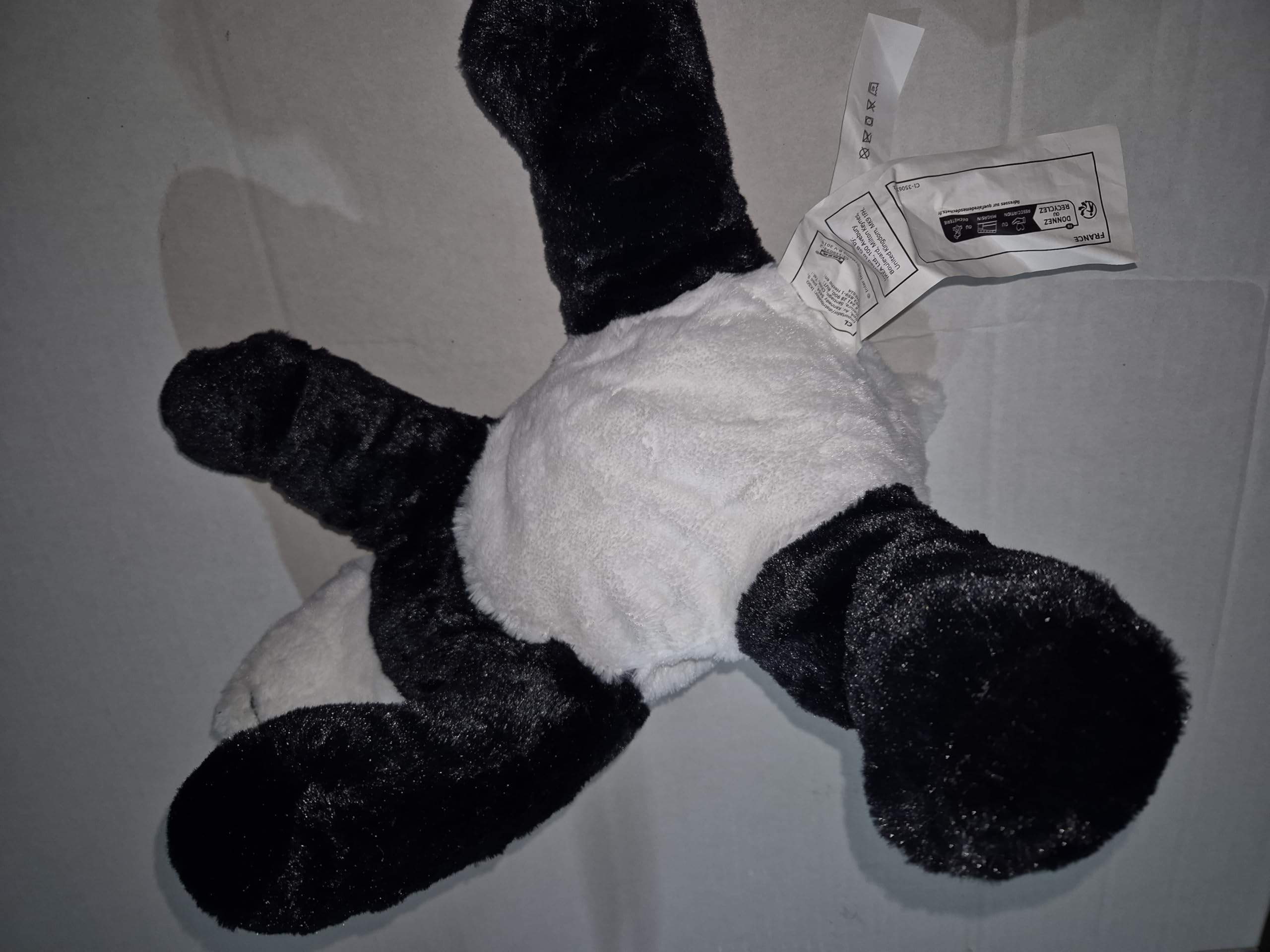 IKEA Kramig Panda Teddy Bear Stuffed Animal - Soft Plush Toy for Kids, Cuddly Panda Bear for Children's Playtime & Nursery Decor - Perfect for Bedtime Snuggles, Gift Giving & Playroom Decorations