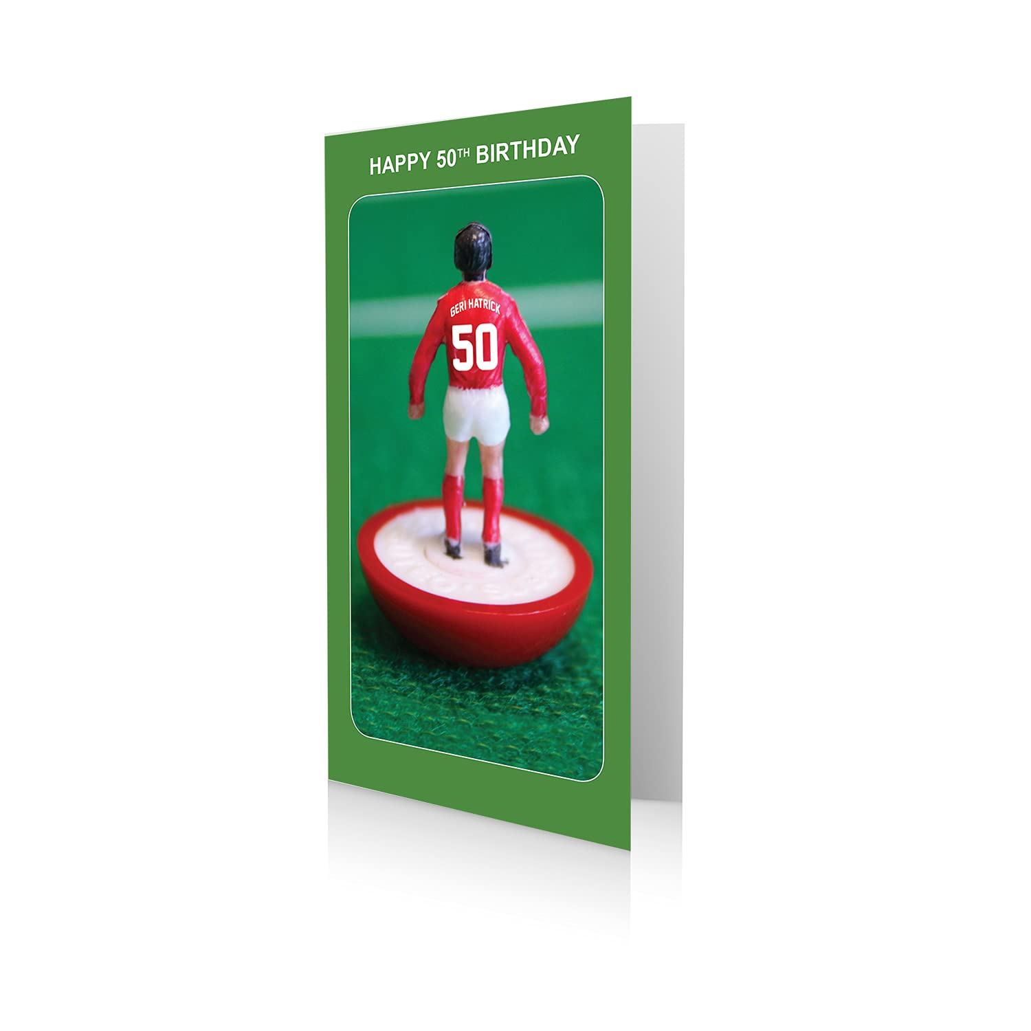 Subbuteo 50th Birthday Greeting Card - Perfect Gift for Table Football Fans & Collectors - Great for Anniversaries, Parties & Special Occasions