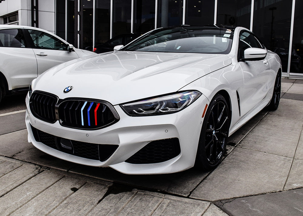 BMW G15 8 Series (2019+) M Style Colored Grille Insert Trims with 9 Beam Design - Upgrade Your Front Grill for Enhanced Style & Performance - Perfect for Car Shows, Daily Driving & Custom Builds