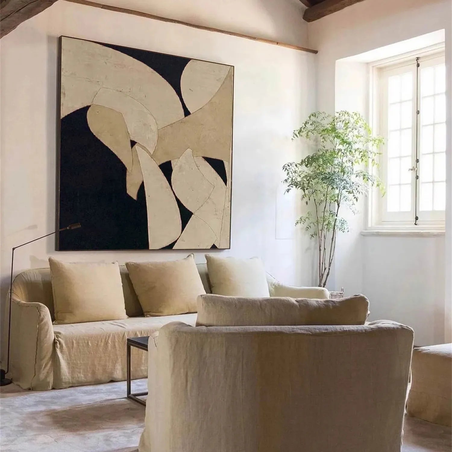 Abstract Tranquility Art Painting #WS149 - Modern Canvas Wall Art for Living Room, Bedroom & Office Decor