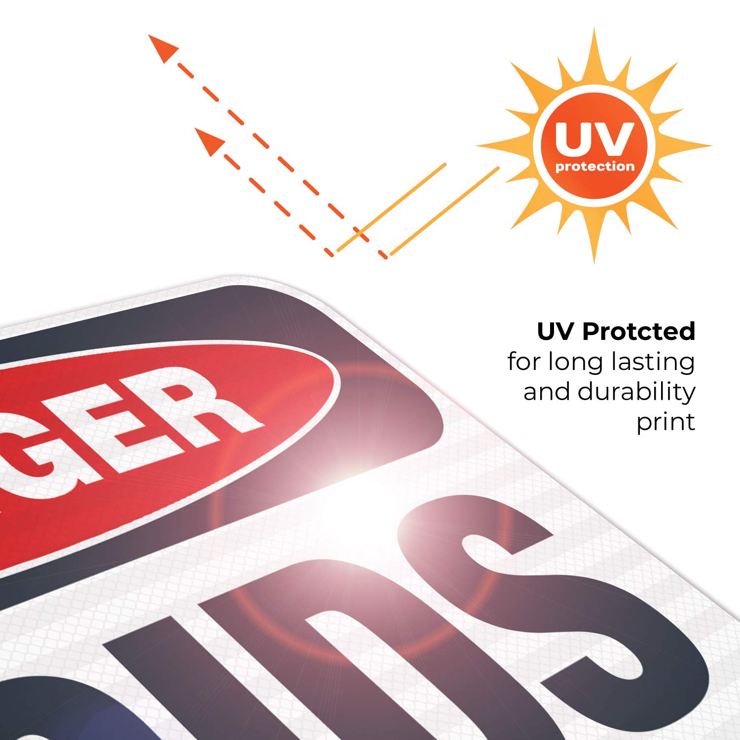 Danger Acids Sign - OSHA Approved 12x18 Inches, 3M EGP Reflective Aluminum, Fade Resistant for Indoor/Outdoor Use | Made in USA | Workplace Safety & Hazard Warning Sign