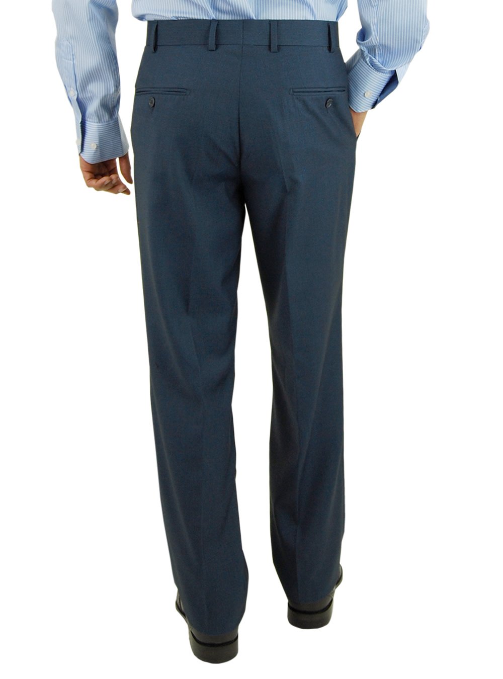 Salvatore Exte Men's Modern Fit 2-Button Suit Set - Slim Fit Jacket & Dress Pants for Business, Weddings & Formal Events