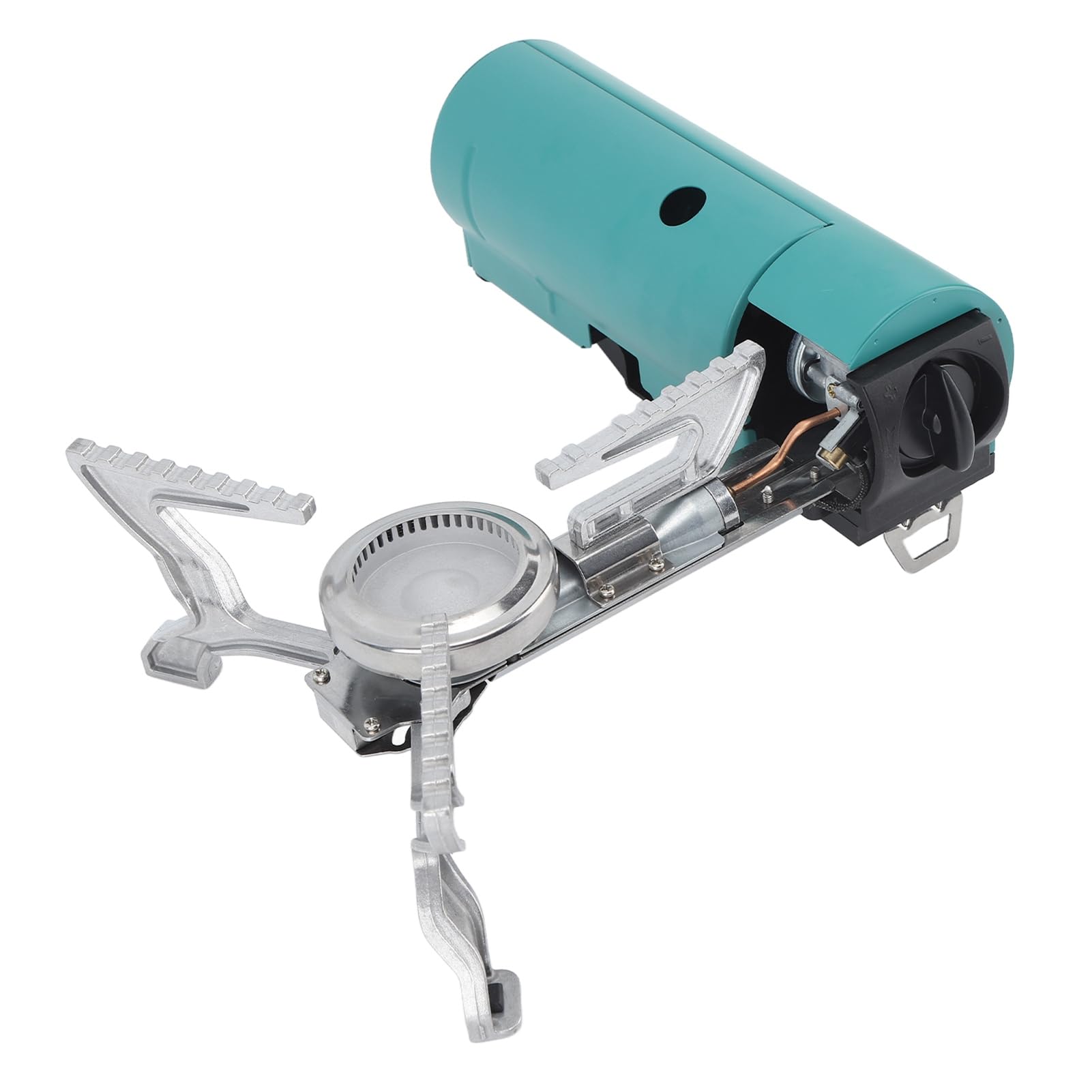 Portable Foldable Butane Gas Stove for Outdoor Camping - Compact Lightweight Backpacking Stove with Heat Conducting Plate | Perfect for Hiking, Picnics, Emergency Cooking, RV Trips, Beach Parties & Power Outages | Great for Backyard BBQs, Fishing, Roadside Picnics & Tailgating | Ideal for Campers, Travelers & Home Use
