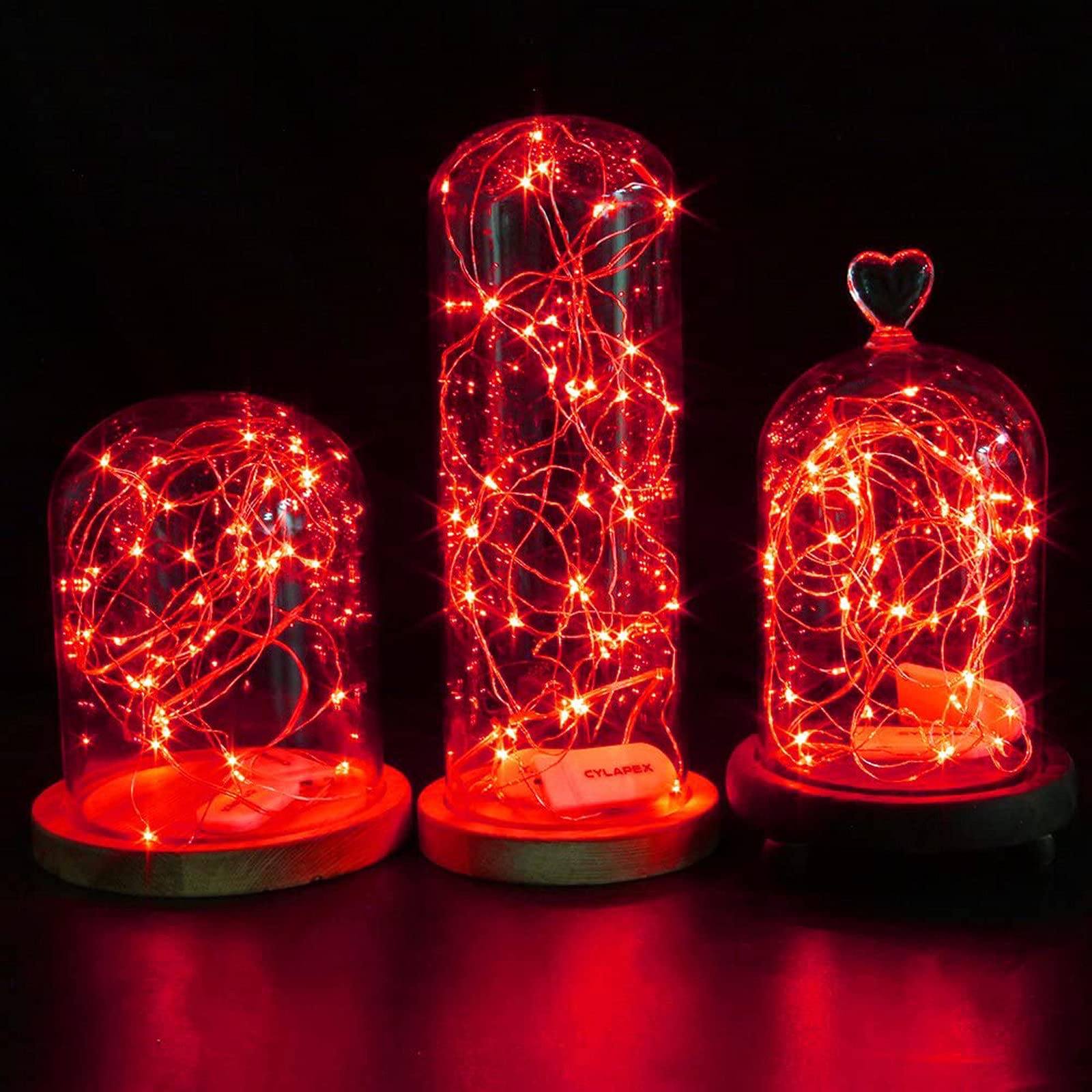 78 Inch Battery Operated Fairy Lights - Waterproof Star String Lights with Button Switch, DIY Mini Copper Wire Lights for Bedroom Decor, Christmas Tree, Wedding & Party Decoration (Orange) - Perfect for Indoor/Outdoor Ambiance, Holiday Lighting & Special Events