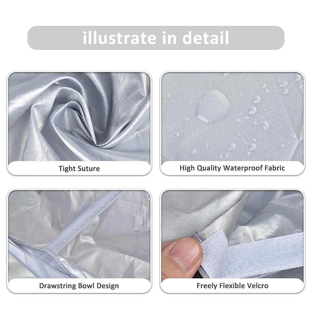 kirfiz Hair Cutting Cape - 1pc DIY Salon Barber Hairdressing Cloak with Umbrella Design for Home & Professional Use | Waterproof Hairdresser Cape Cover for Hair Styling, Coloring & Trimming