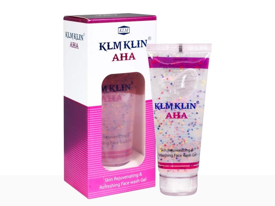 Klm Klin AHA Face Wash for Sensitive Skin - Gentle Deep Cleansing & Hydrating Facial Cleanser | Exfoliating & Moisturizing Daily Face Wash for Dry, Acne-Prone Skin | Perfect for Morning & Night Skincare Routine