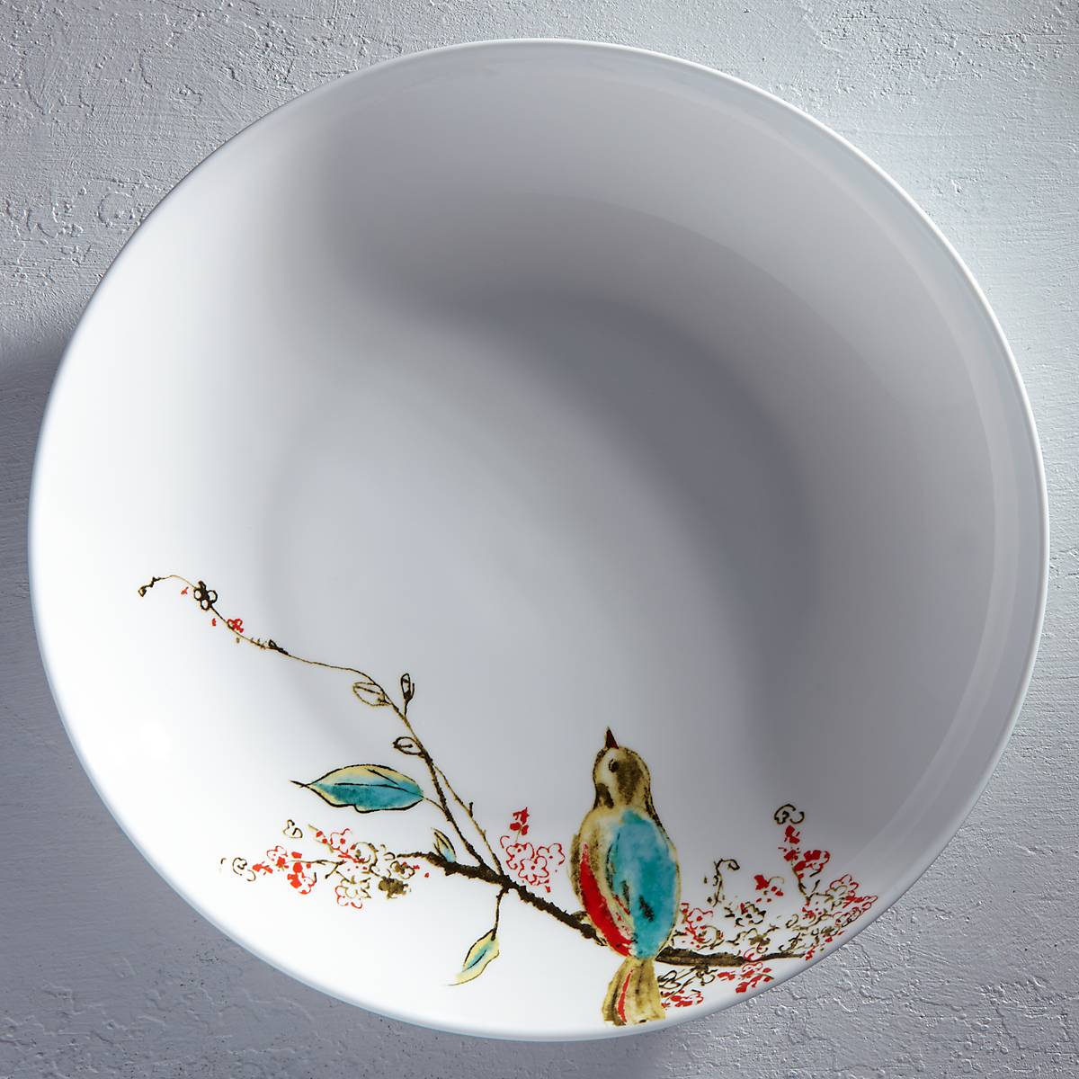 Chirp Pasta Bowl - Premium Ceramic Pasta Serving Bowl with Wide Rim - Perfect for Spaghetti, Fettuccine & Family Dinners