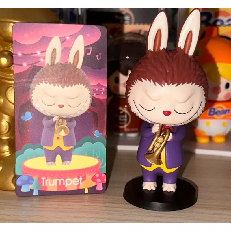 Labubu The Monsters Forest Concert Series Trumpet - Cute Collectible Vinyl Figure for Home Decor, Office Display, and Gift Giving