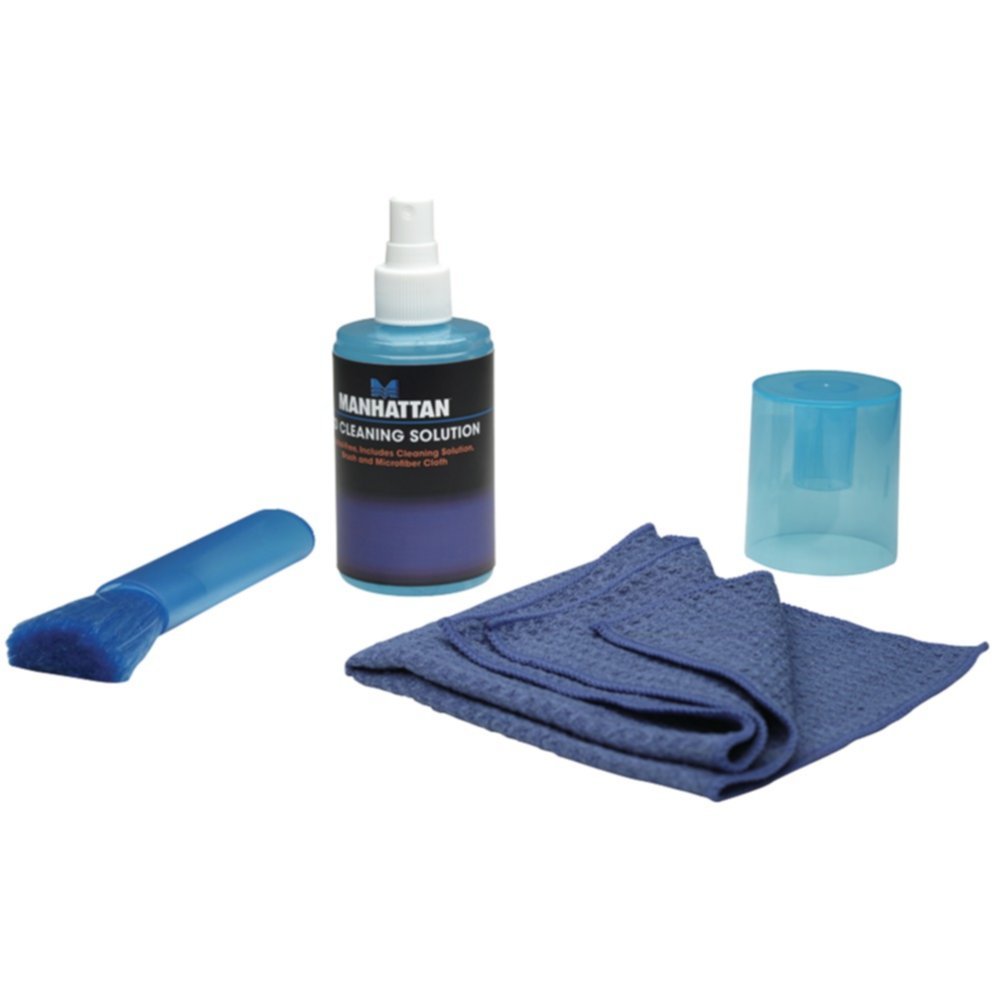 MANHATTAN 421027 LCD Screen Cleaning Kit - Safe for TVs, Monitors & Electronics | Home & Office Cleaning Solution