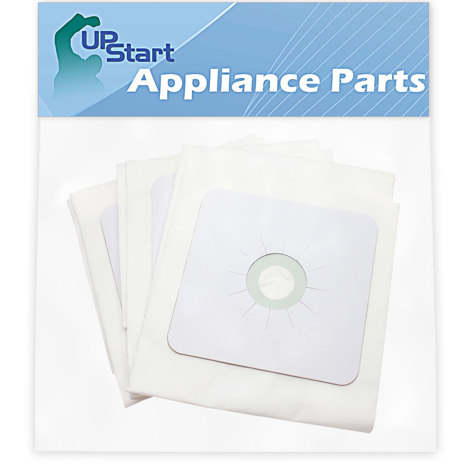 Upstart Battery 18 Replacement Vacuum Bags - Compatible with Nutone 110056 & 391 Models (6-Pack, 3 Bags Per Pack) - Perfect for Nutone Central Vacuum Systems in Homes & Offices