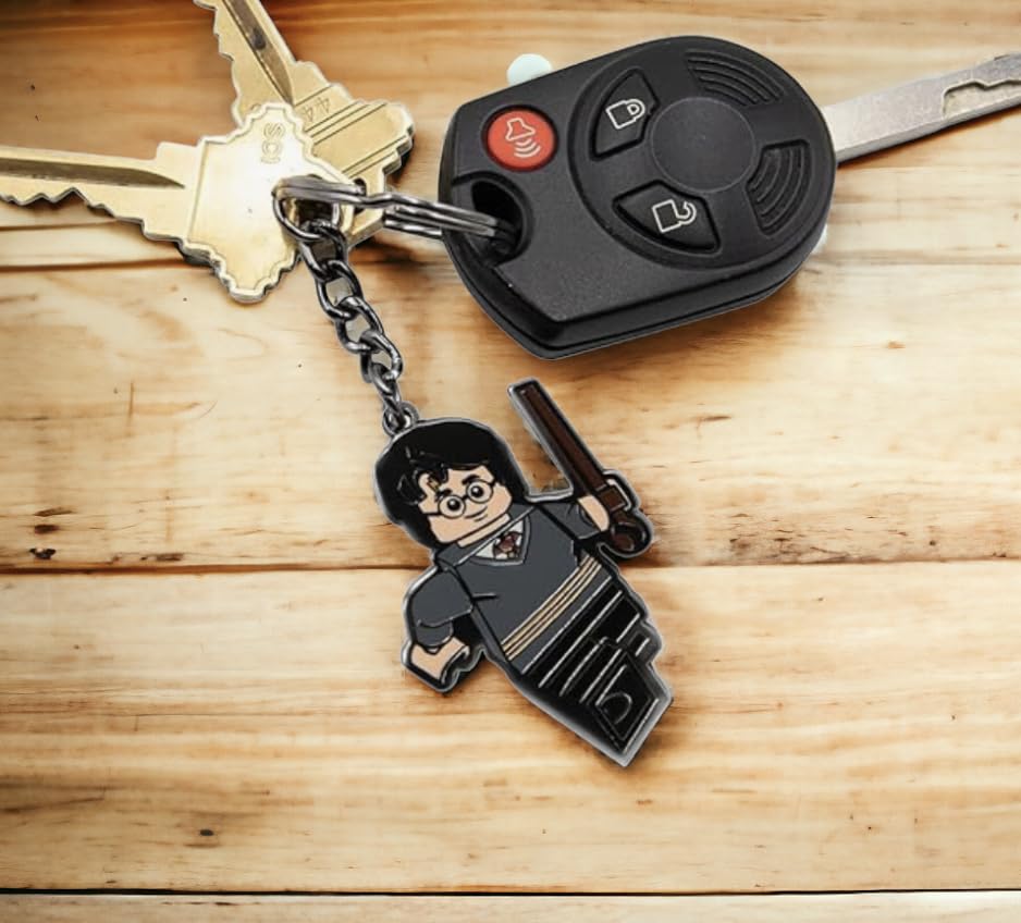 **LEGO Harry Potter Enamel Keychain (53273) – Official Harry Potter Collectible for Car Keys, Backpack, Purse & Beach Bag – Perfect for Fans & Gifts**    *(Use Cases: Great for cosplay accessories, fandom merchandise, travel essentials, or as a gift for Harry Potter lovers.)*
