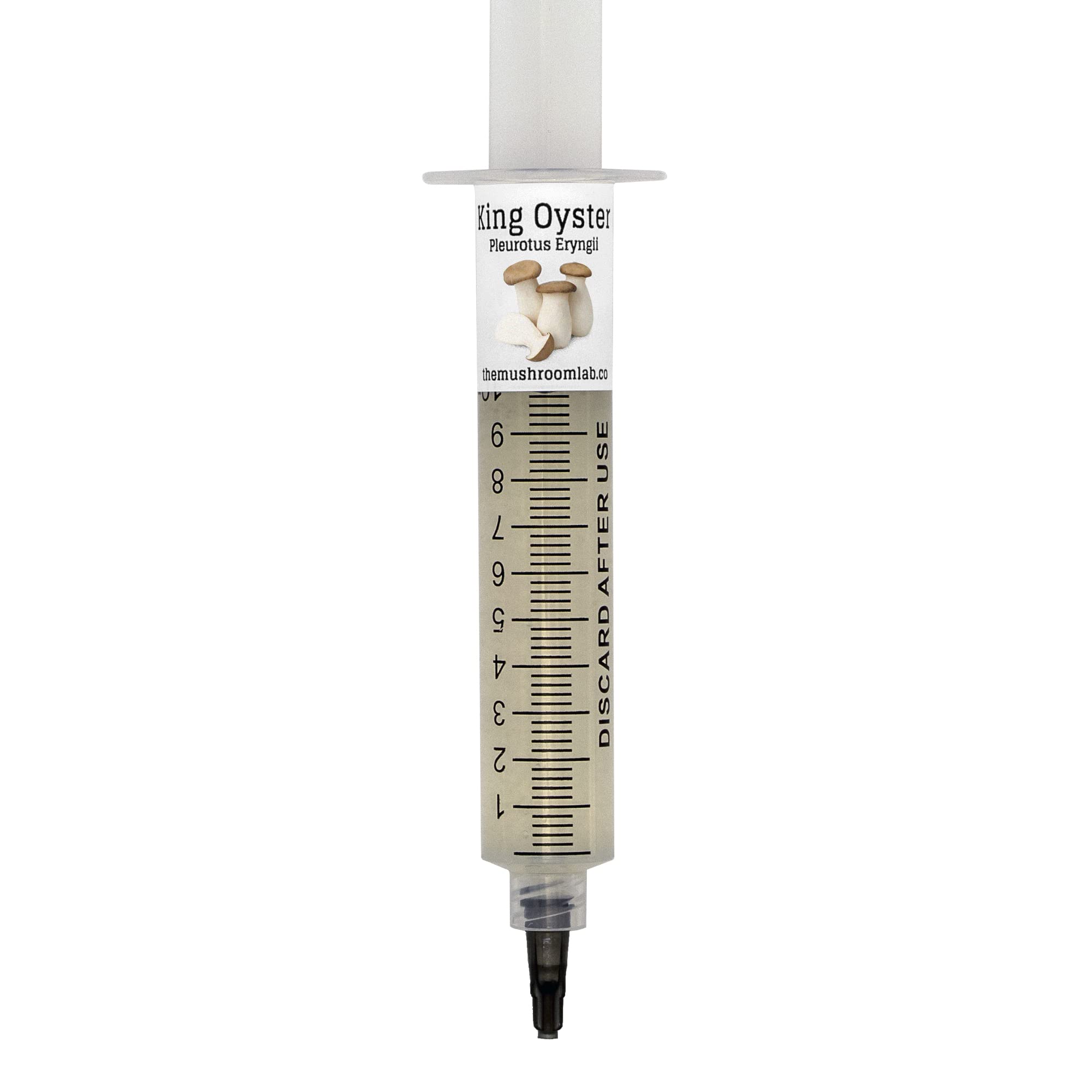 Premium King Oyster Mushroom Liquid Culture (Pleurotus eryngii) - High Yield Spawn for Home Growing, Gourmet Cooking & Organic Farming