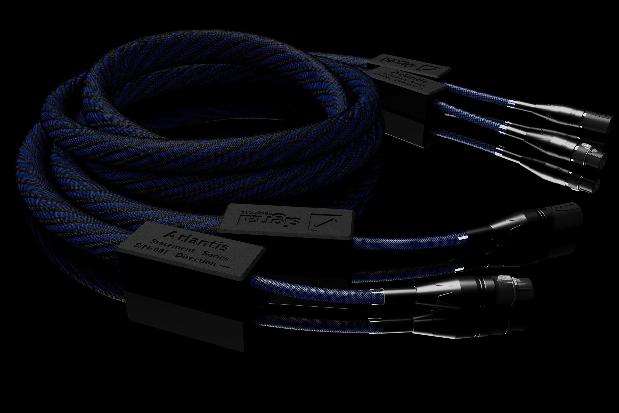 Premium Signal Projects Atlantis XLR Cable - Balanced Audio Interconnect for Studio, Live Sound & Home Theater Systems