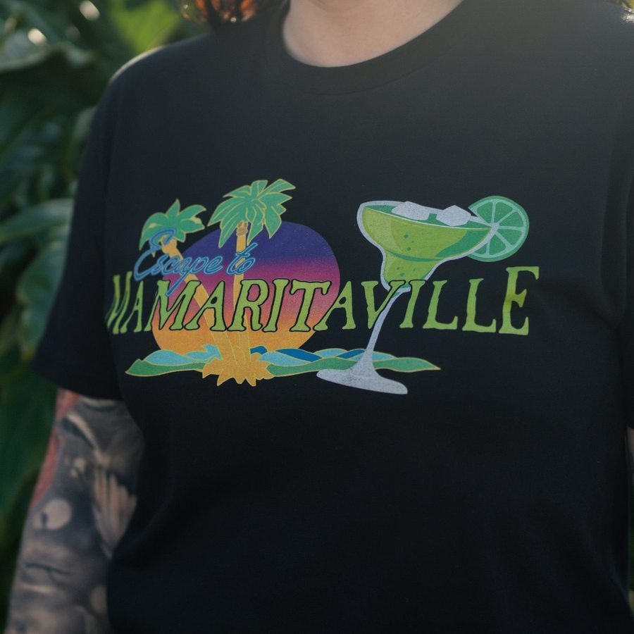 Women's Mamaritaville Boyfriend Fit T-Shirt - Soft Relaxed Fit Casual Tee for Everyday Wear | Perfect for Lounging, Running Errands & Weekend Outings