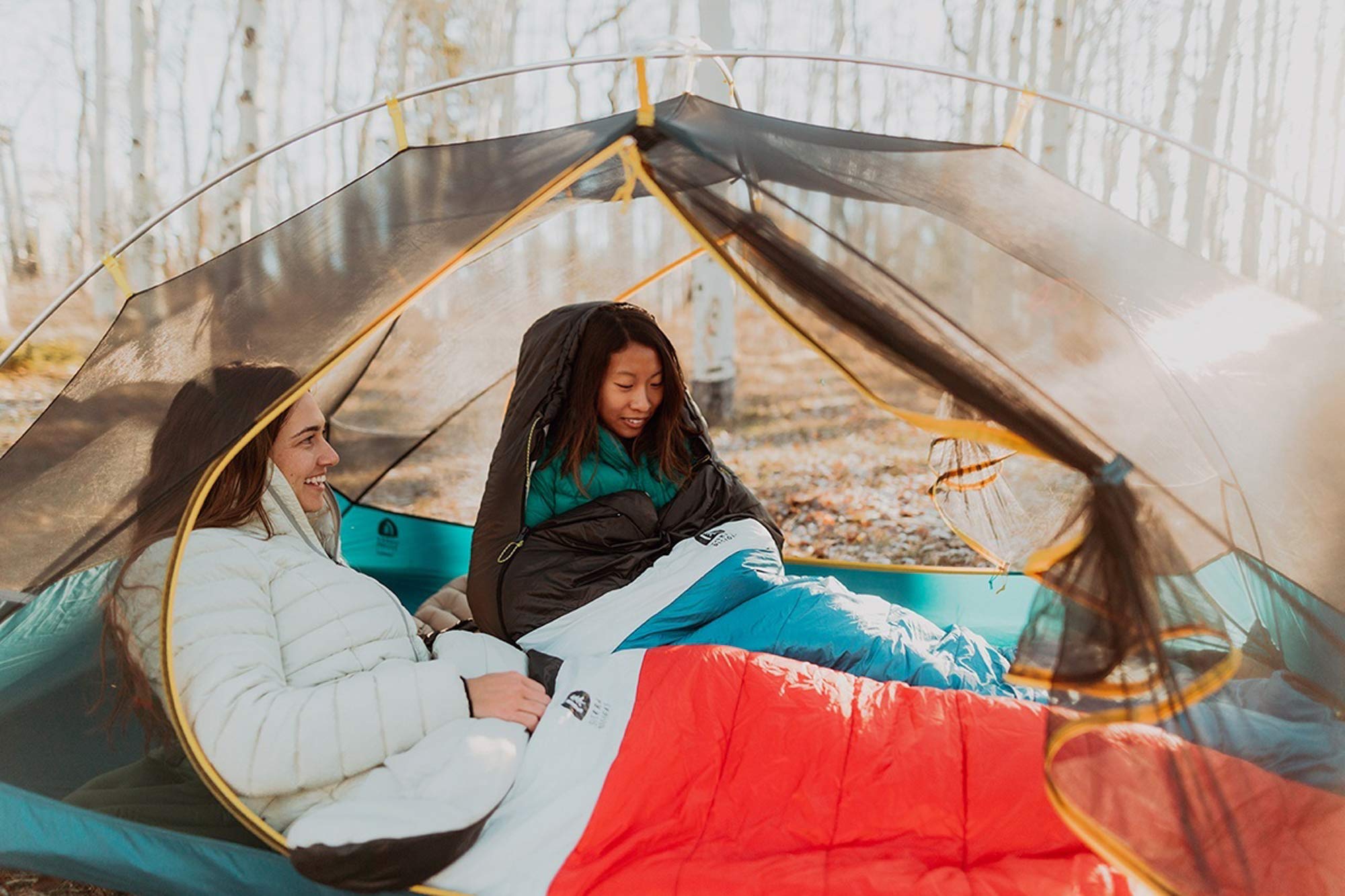 Sierra Designs Synthesis 20/35/50 Degree Synthetic Mummy Sleeping Bag for Camping & Backpacking - Lightweight & Warm for Men & Women - Perfect for Hiking, Backcountry Adventures & Cold Weather Camping