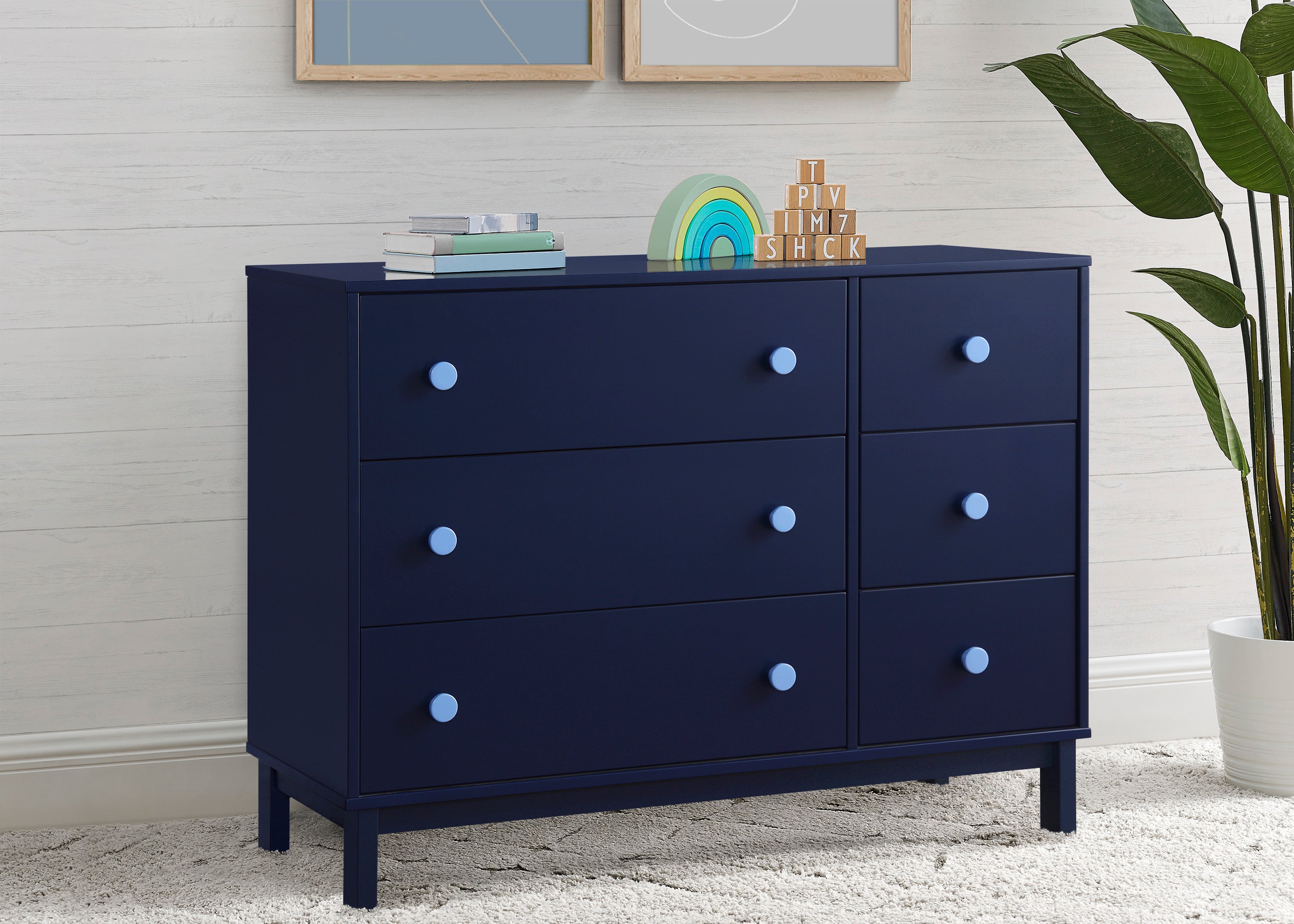 BabyGap Legacy 6-Drawer Dresser with Interlocking Drawers - Nursery Storage Solution for Baby Clothes, Blankets & Toys