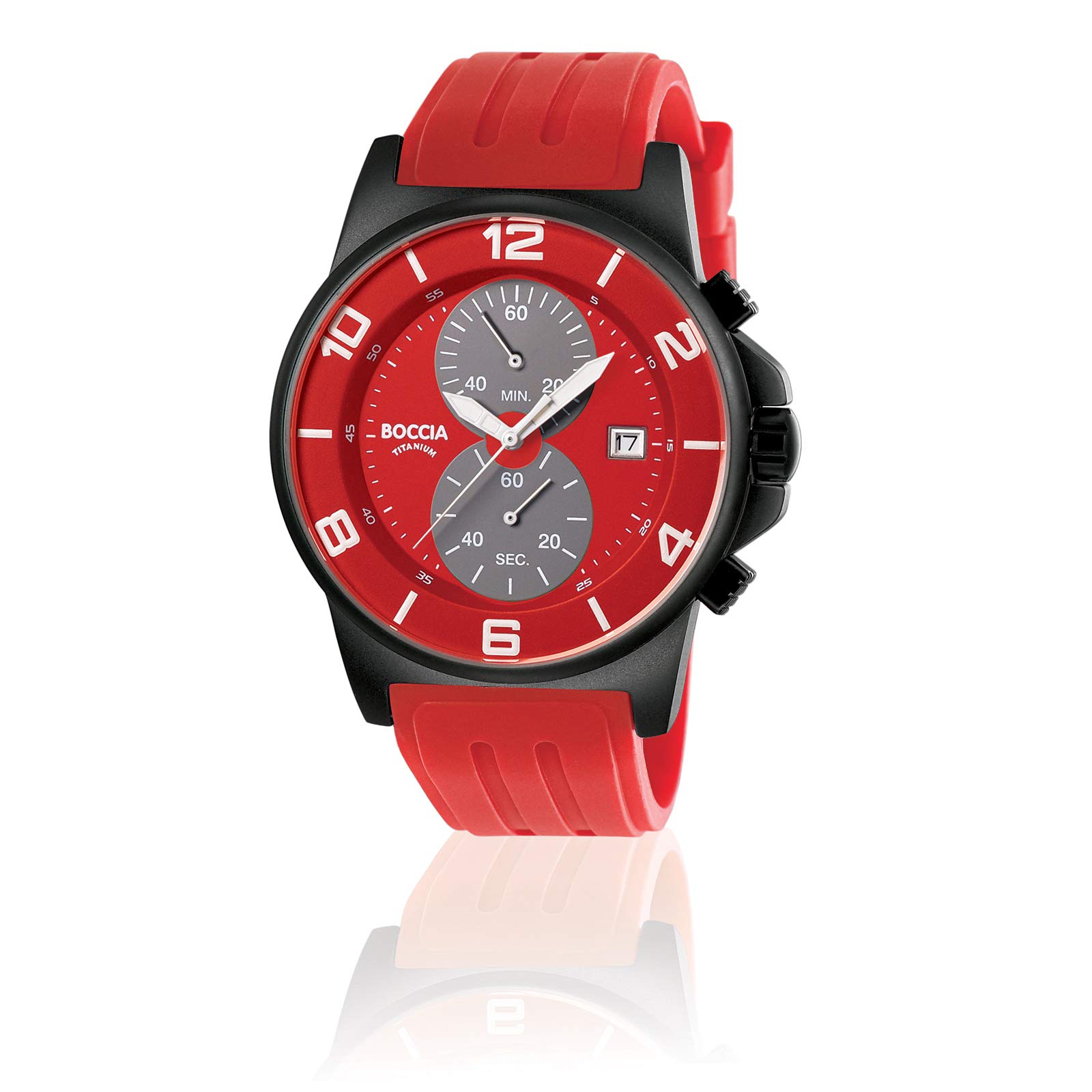 Boccia Titanium 3777-24 Men's Luxury Watch - Waterproof Chronograph for Business & Formal Occasions